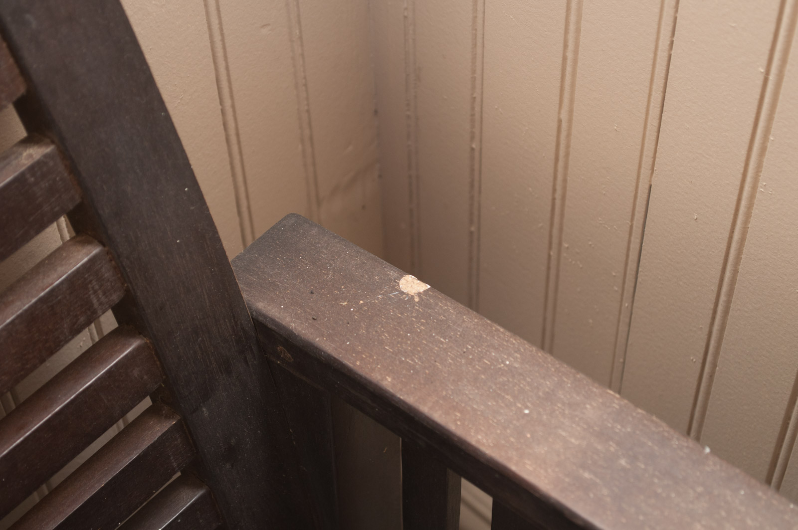 Slatted Wooden Bench