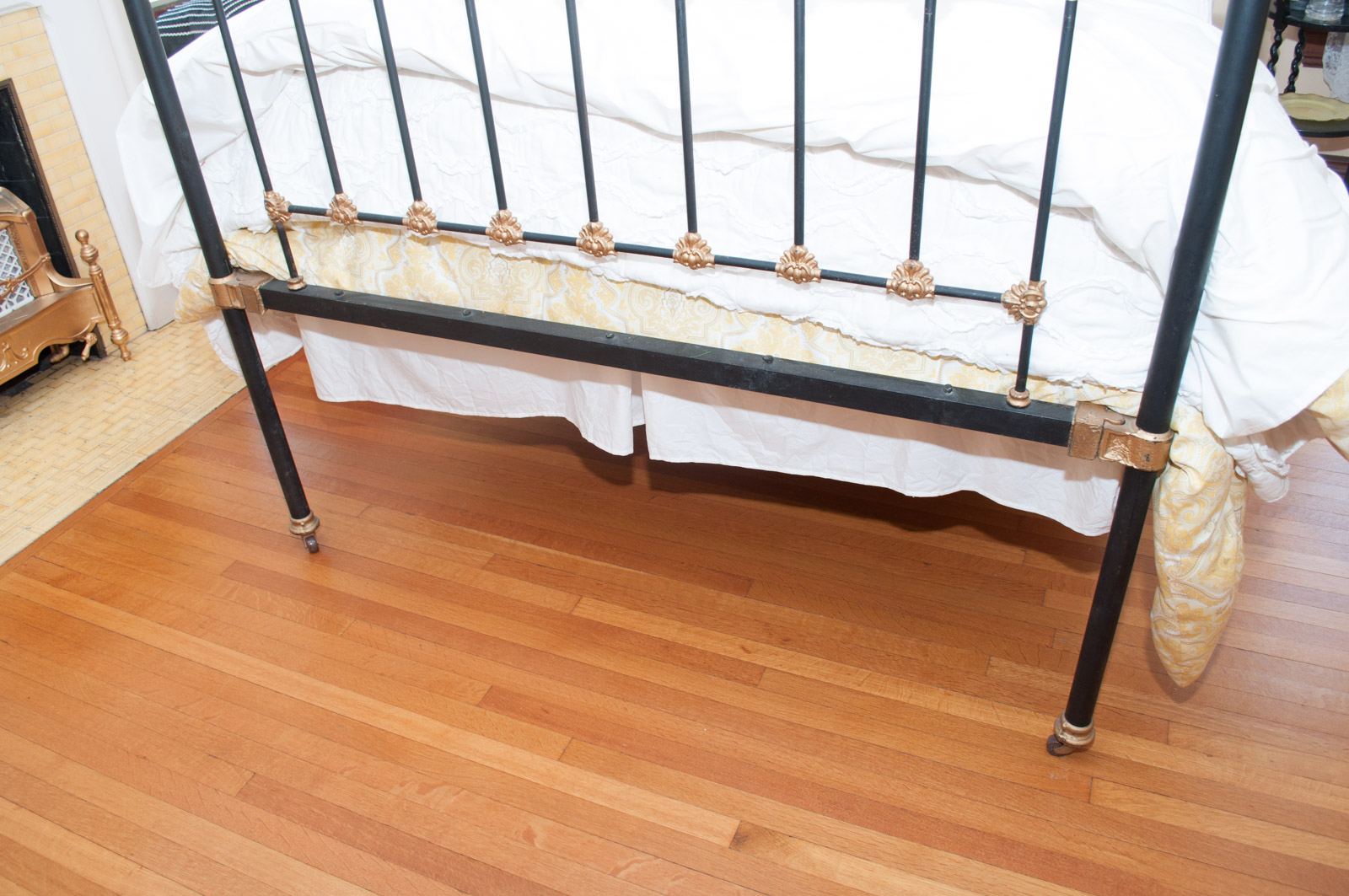 Cast Iron Queen-Size Canopy Bed