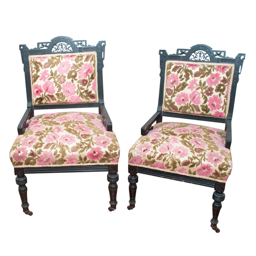 Pair of Antique Eastlake Chairs