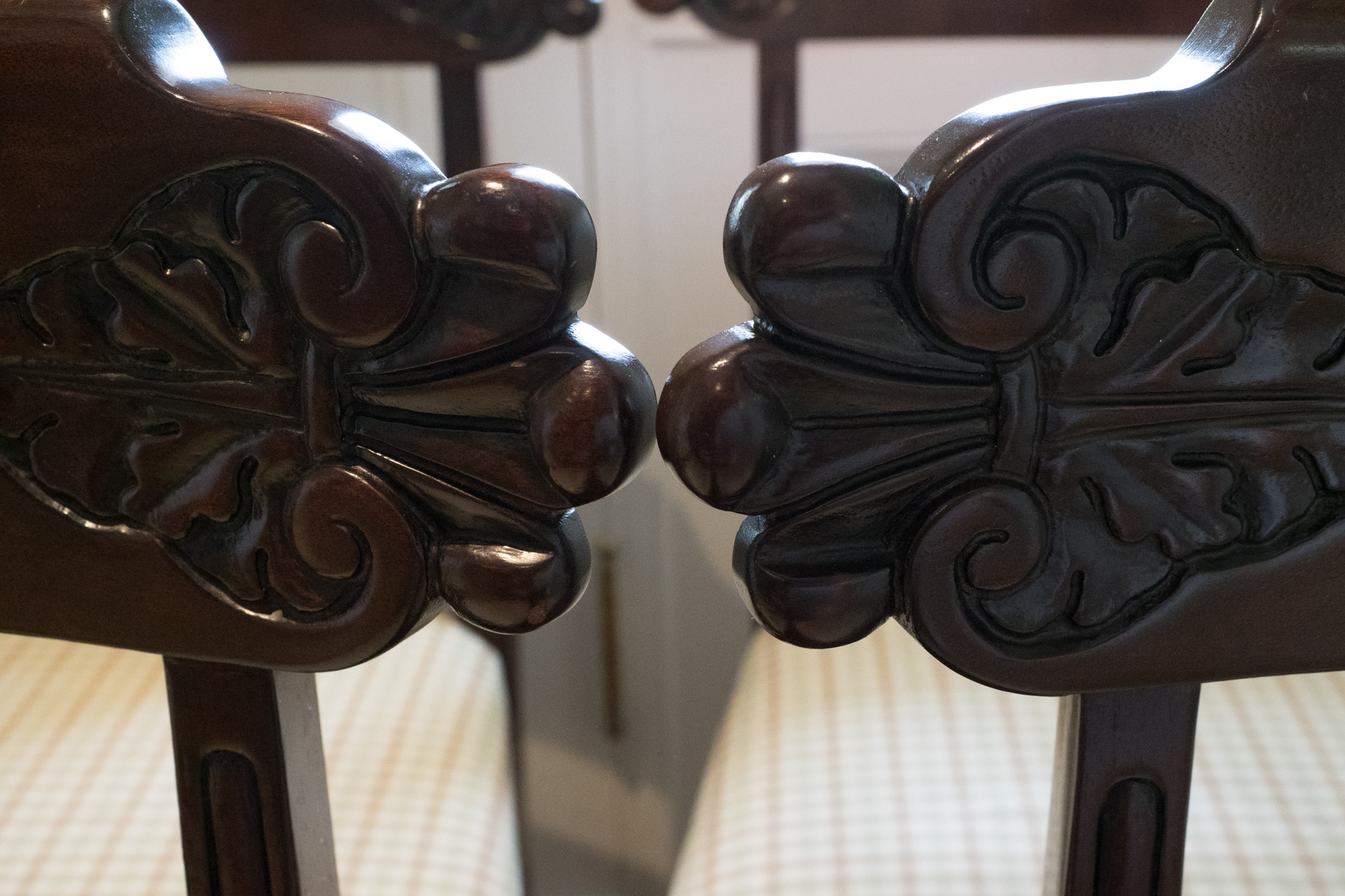 Antique William IV Carved Mahogany Dining Chairs
