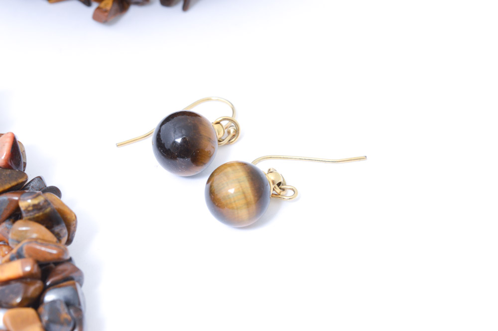 Tiger's Eye and Hematite Jewelry