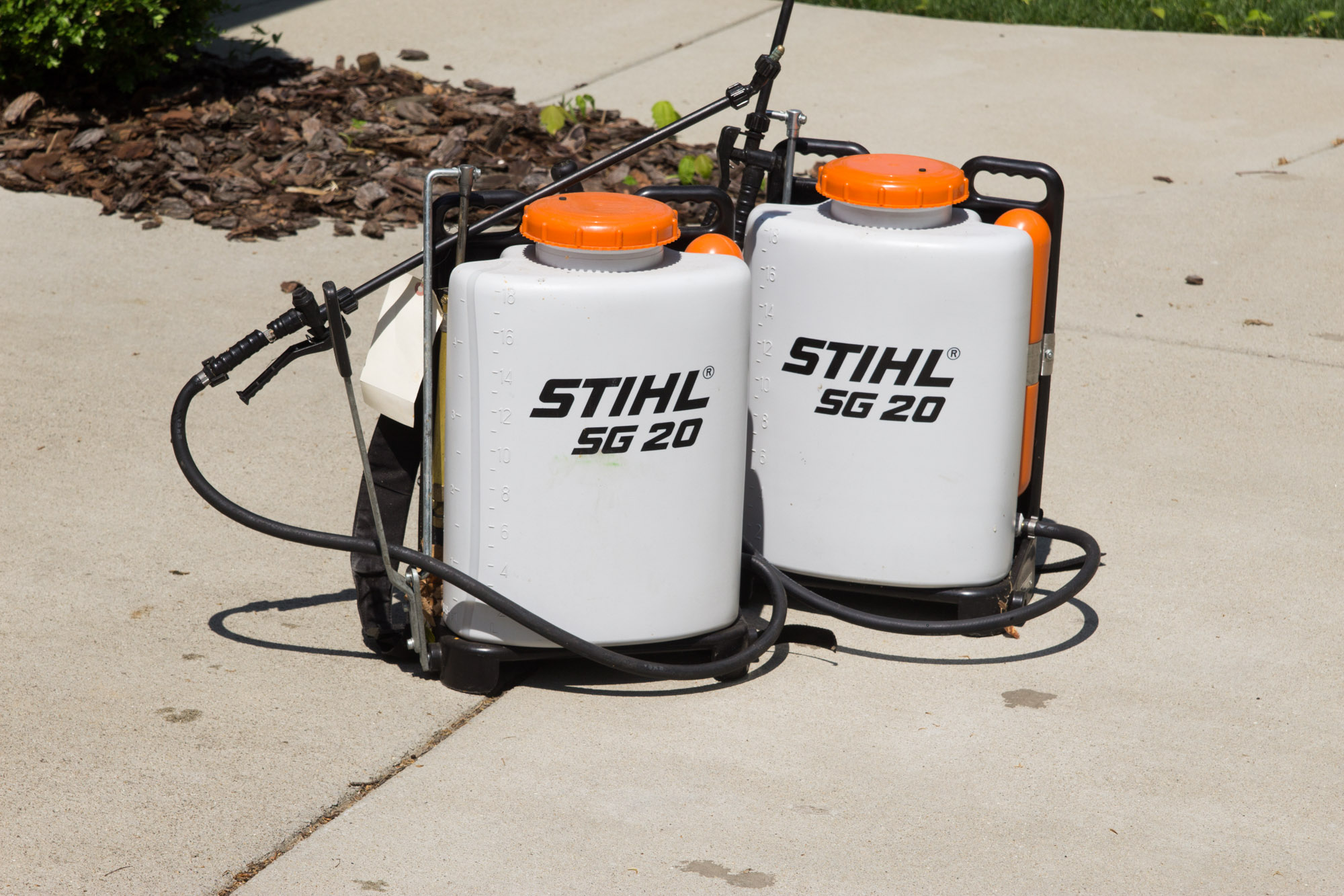 Two Stihl SG20 Backpack Sprayers