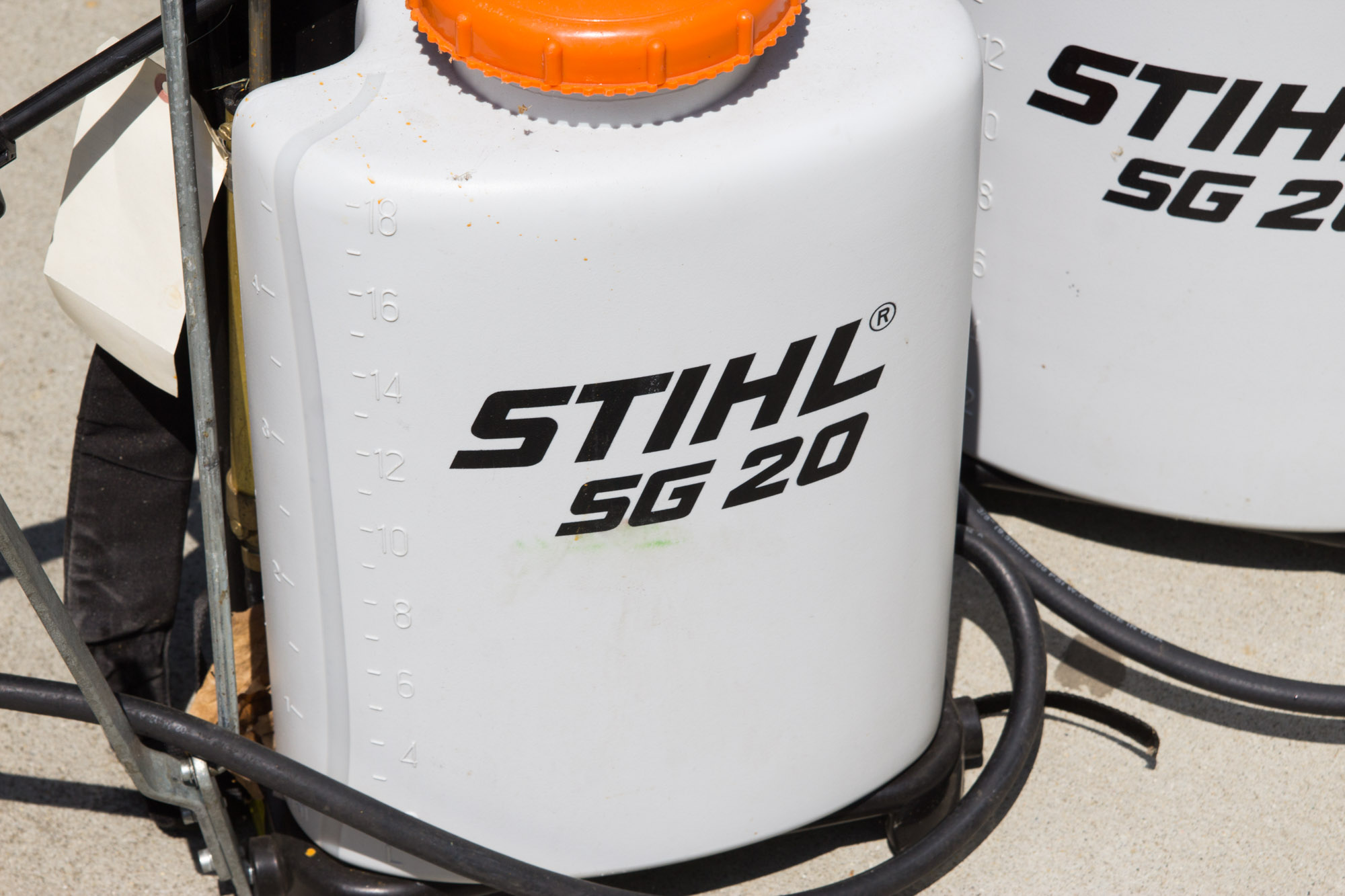 Two Stihl SG20 Backpack Sprayers