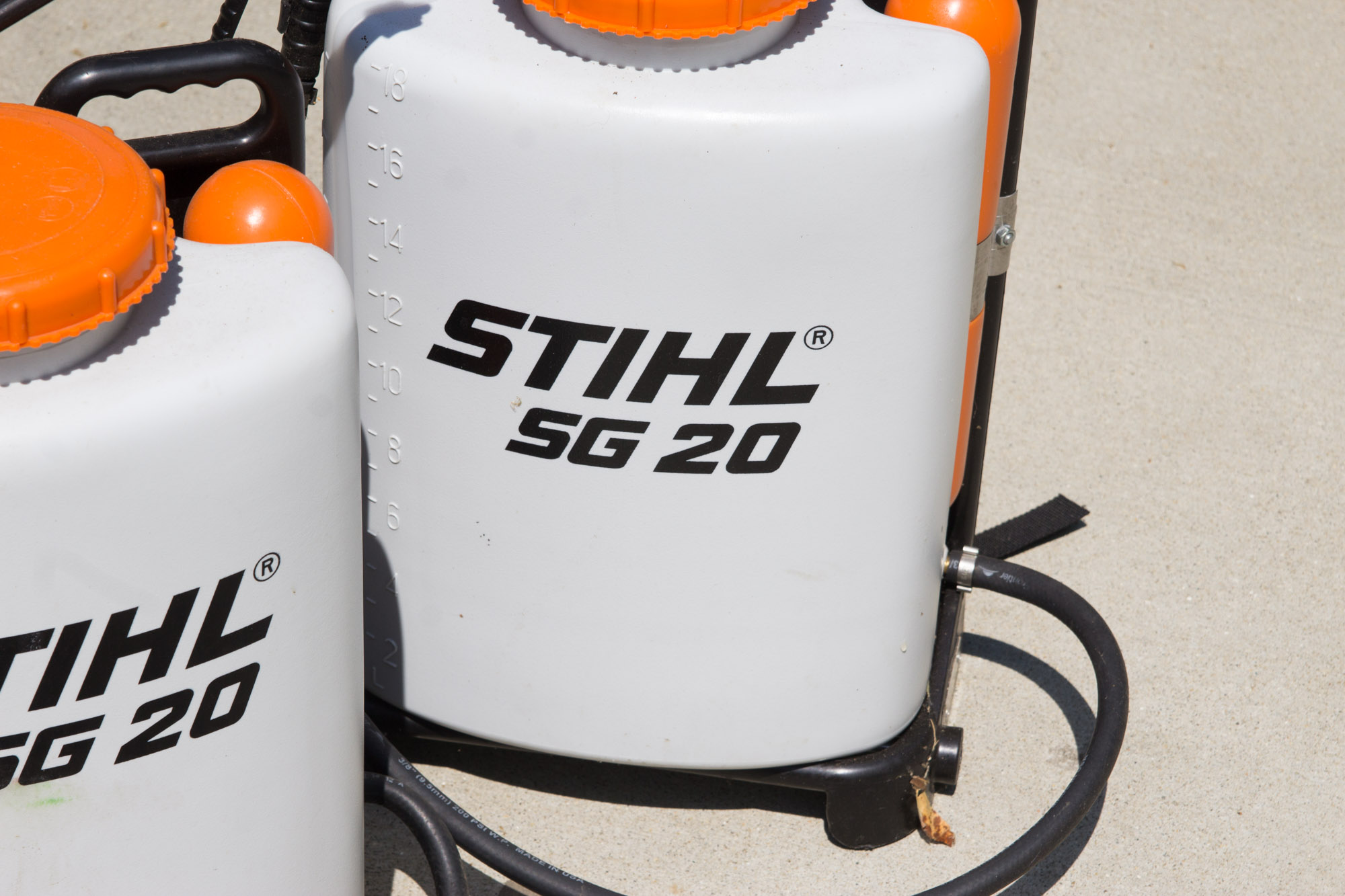 Two Stihl SG20 Backpack Sprayers