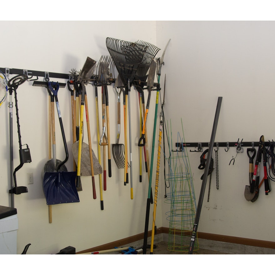 Large Assortment of Yard Tools