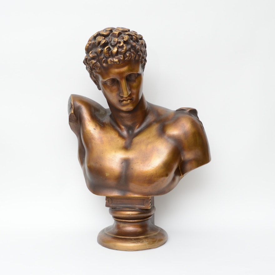 Vintage Hermes Plaster Bust