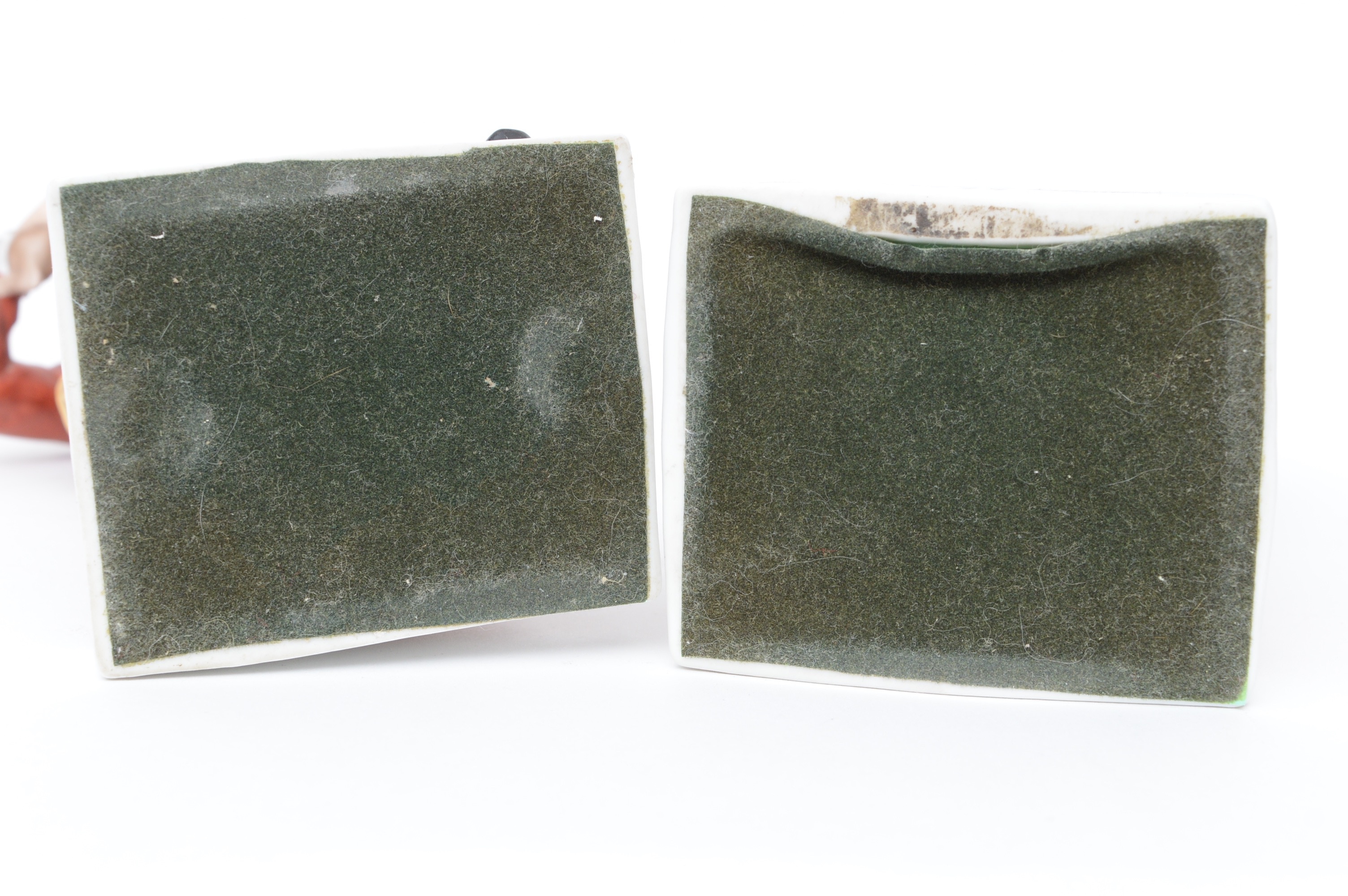 Pair of Vintage Porcelain Revolutionary  War Figurines