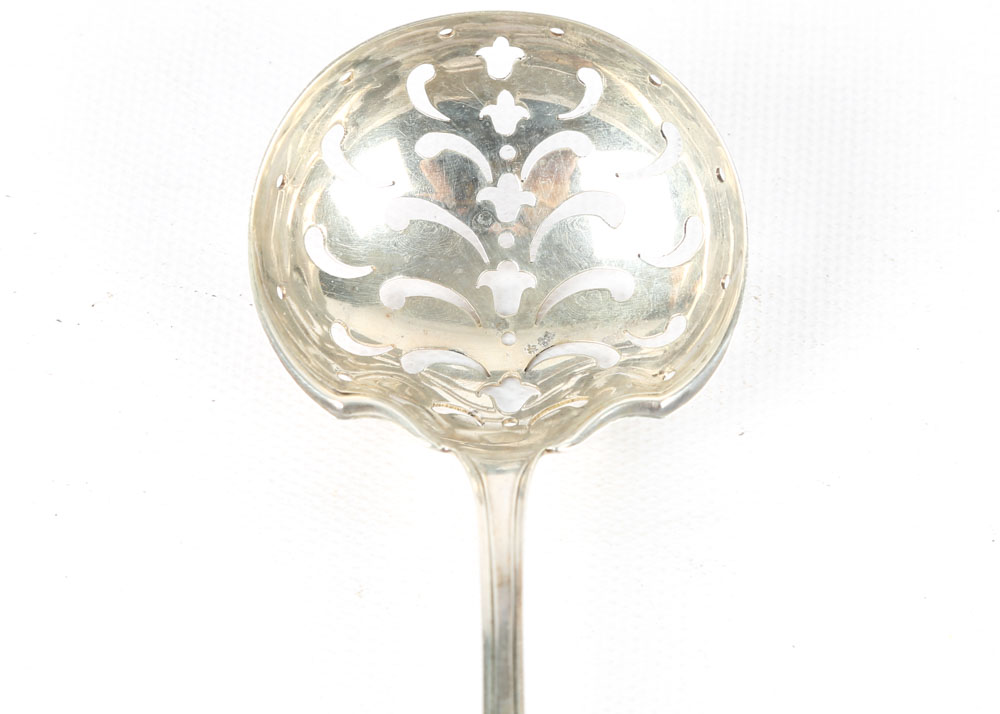 Sterling Silver Whiting Division "Stratford" Pierced Nut Spoon
