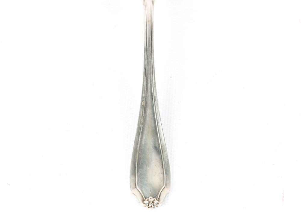 Sterling Silver Whiting Division "Stratford" Pierced Nut Spoon