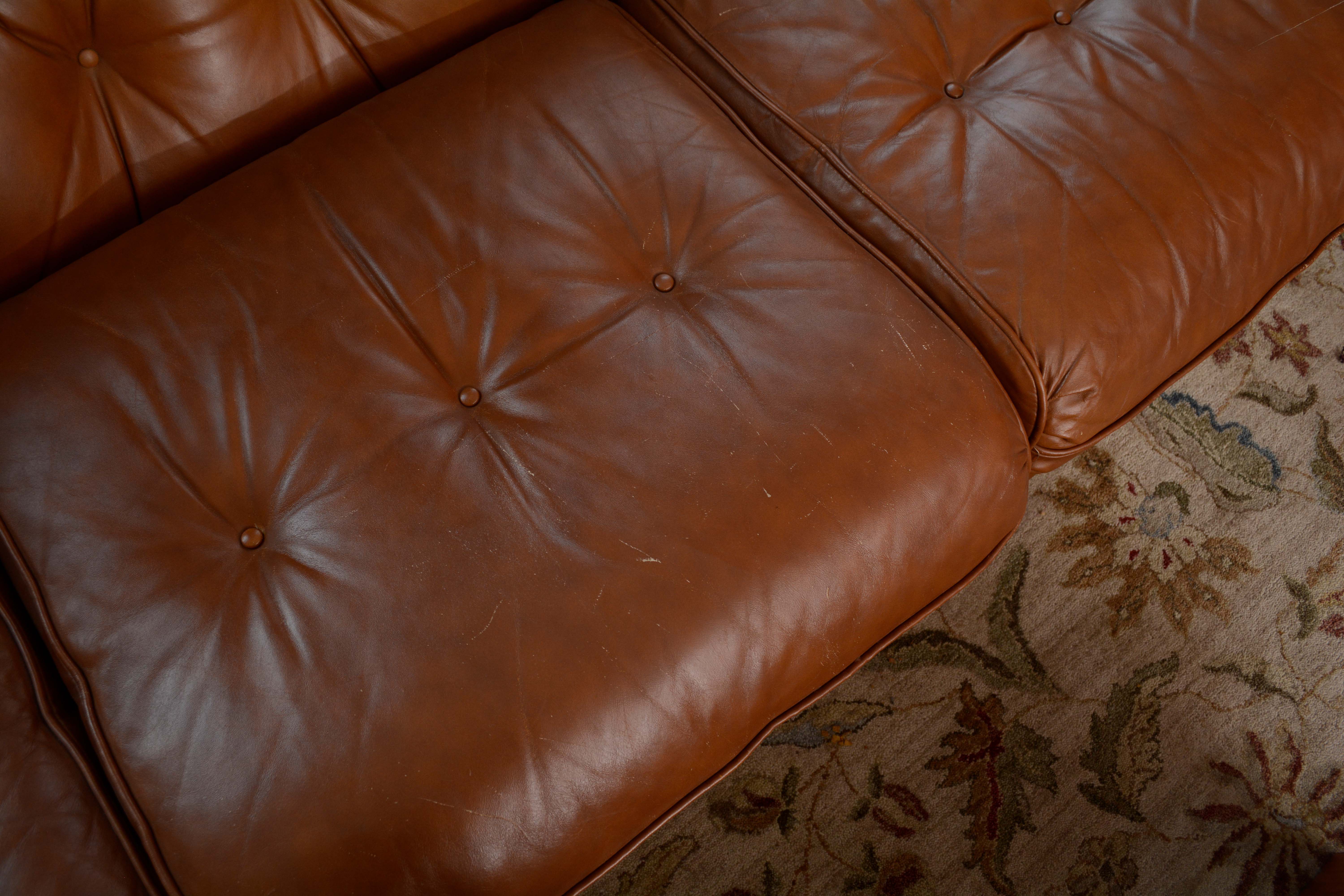Leather Sofa by Hickory Tavern Furniture