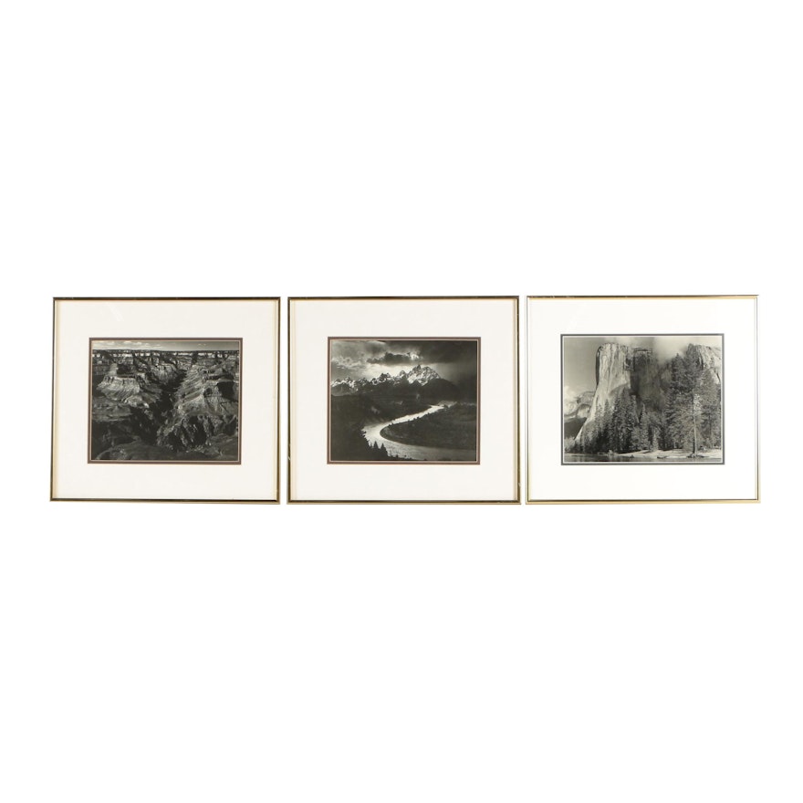 Offset Lithographs after Ansel Adams Photographs