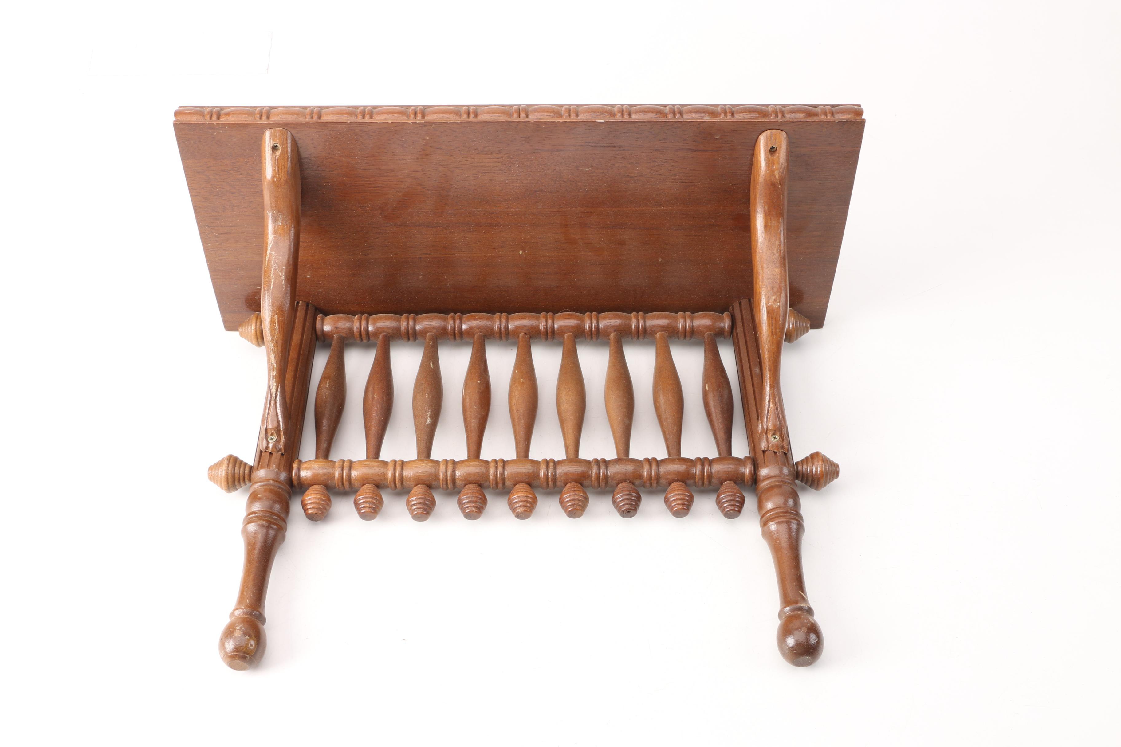 Country Style Wooden Wall Shelf