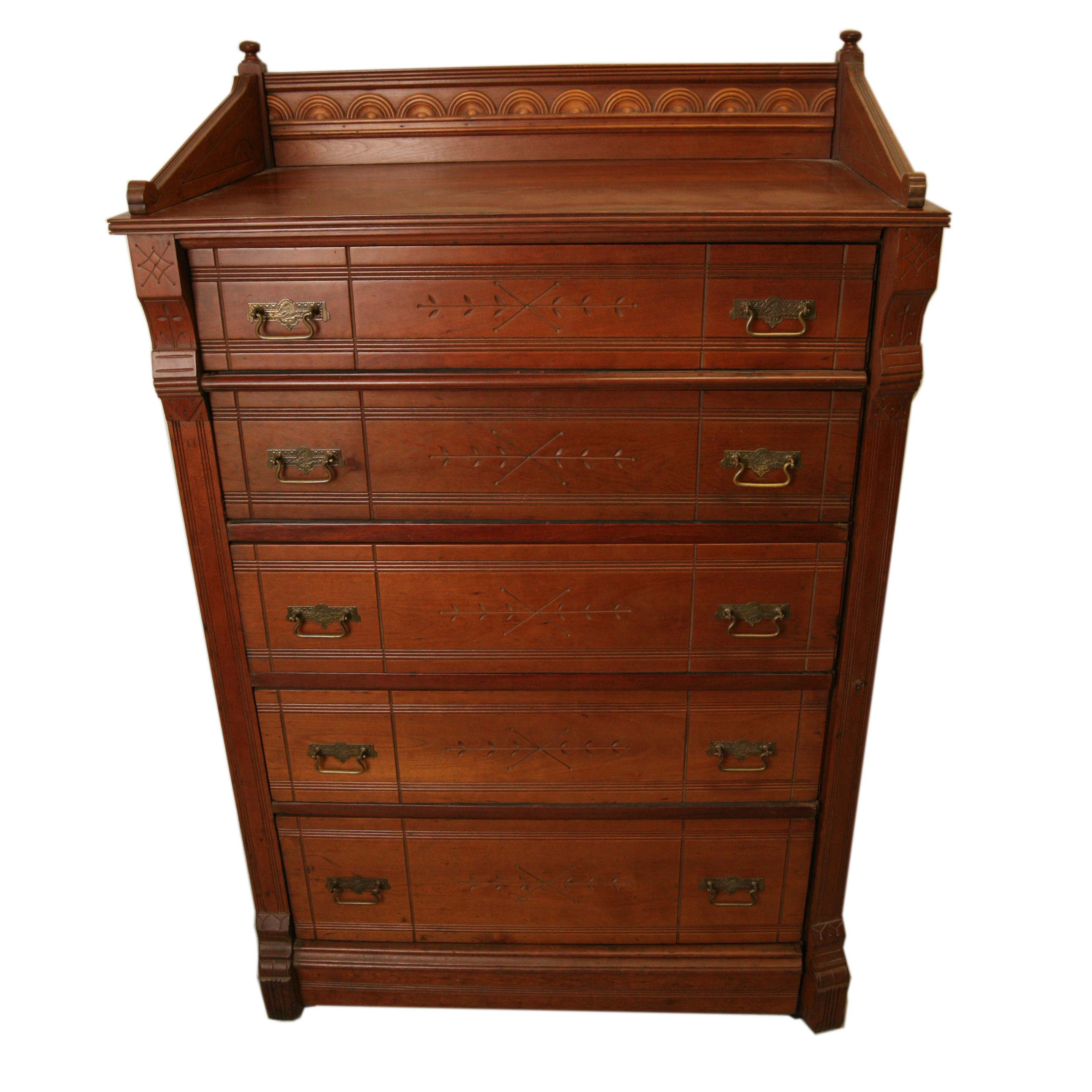 Eastlake Style Chest of Drawers