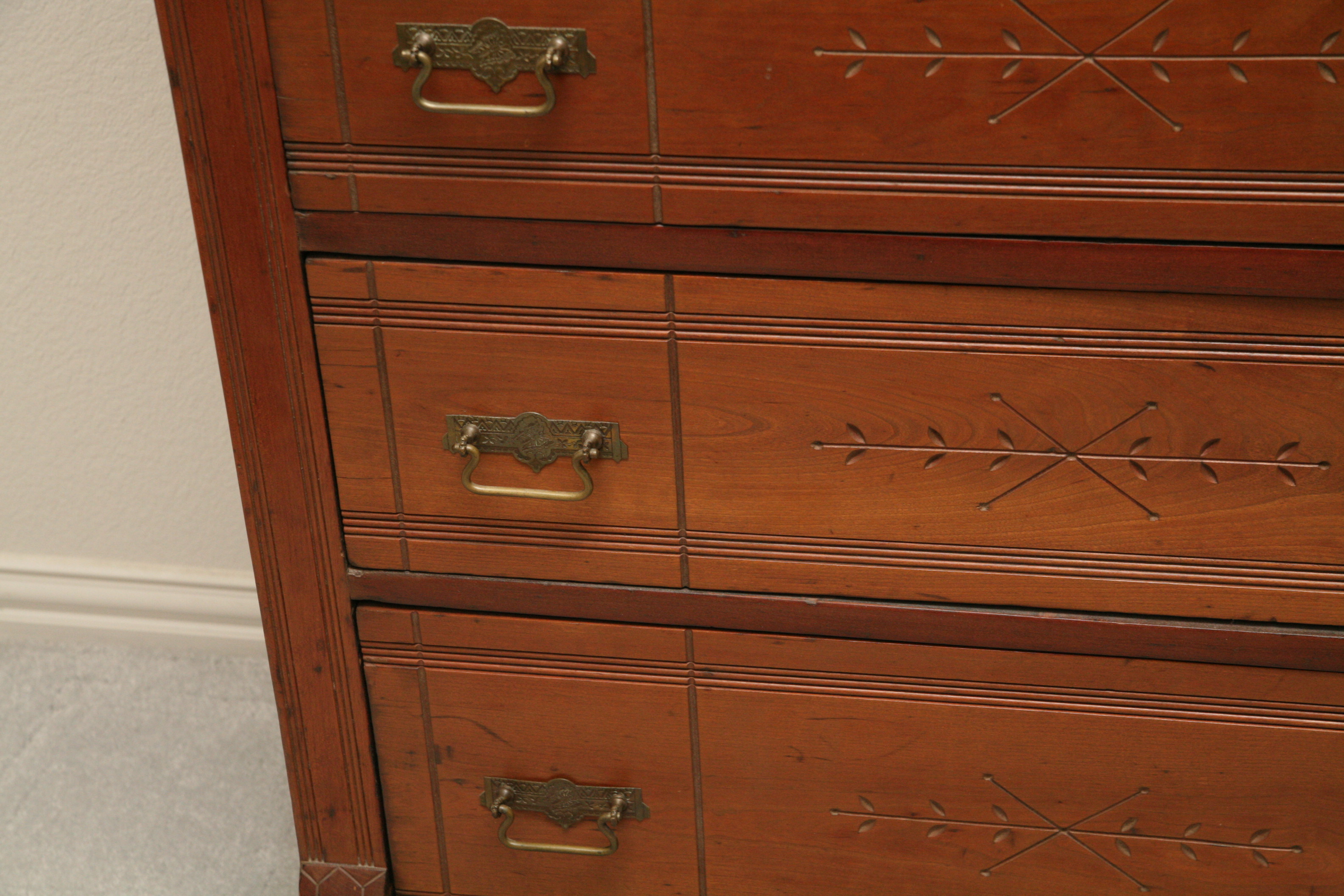 Eastlake Style Chest of Drawers