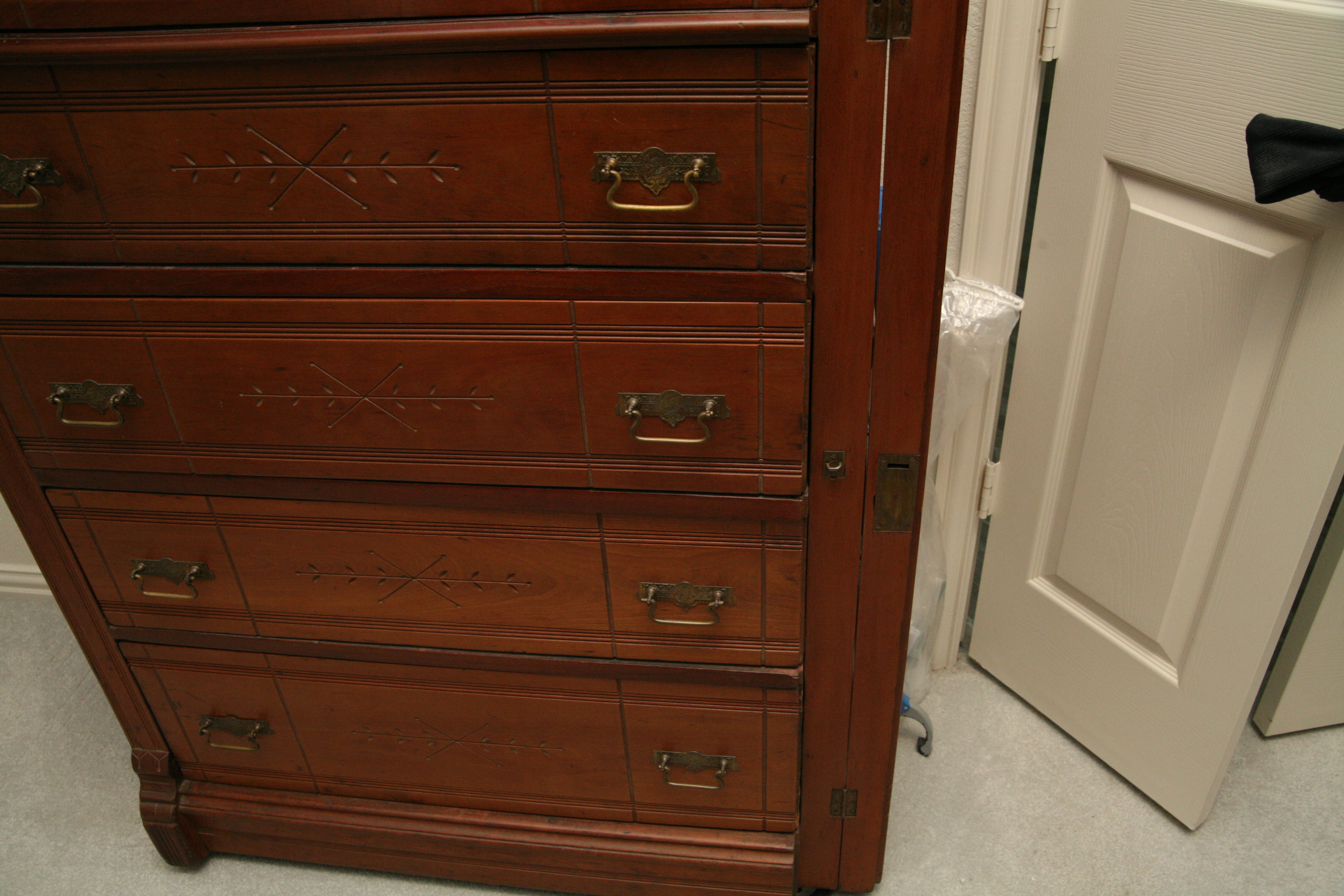Eastlake Style Chest of Drawers