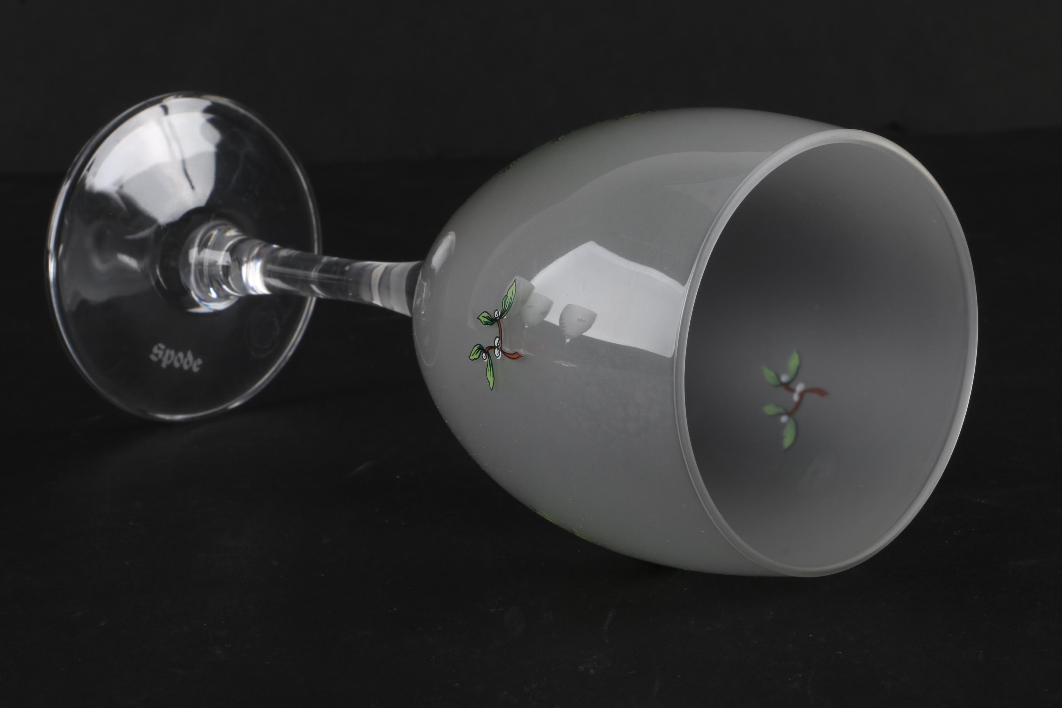 Spode 'Christmas Tree' Wine Glasses