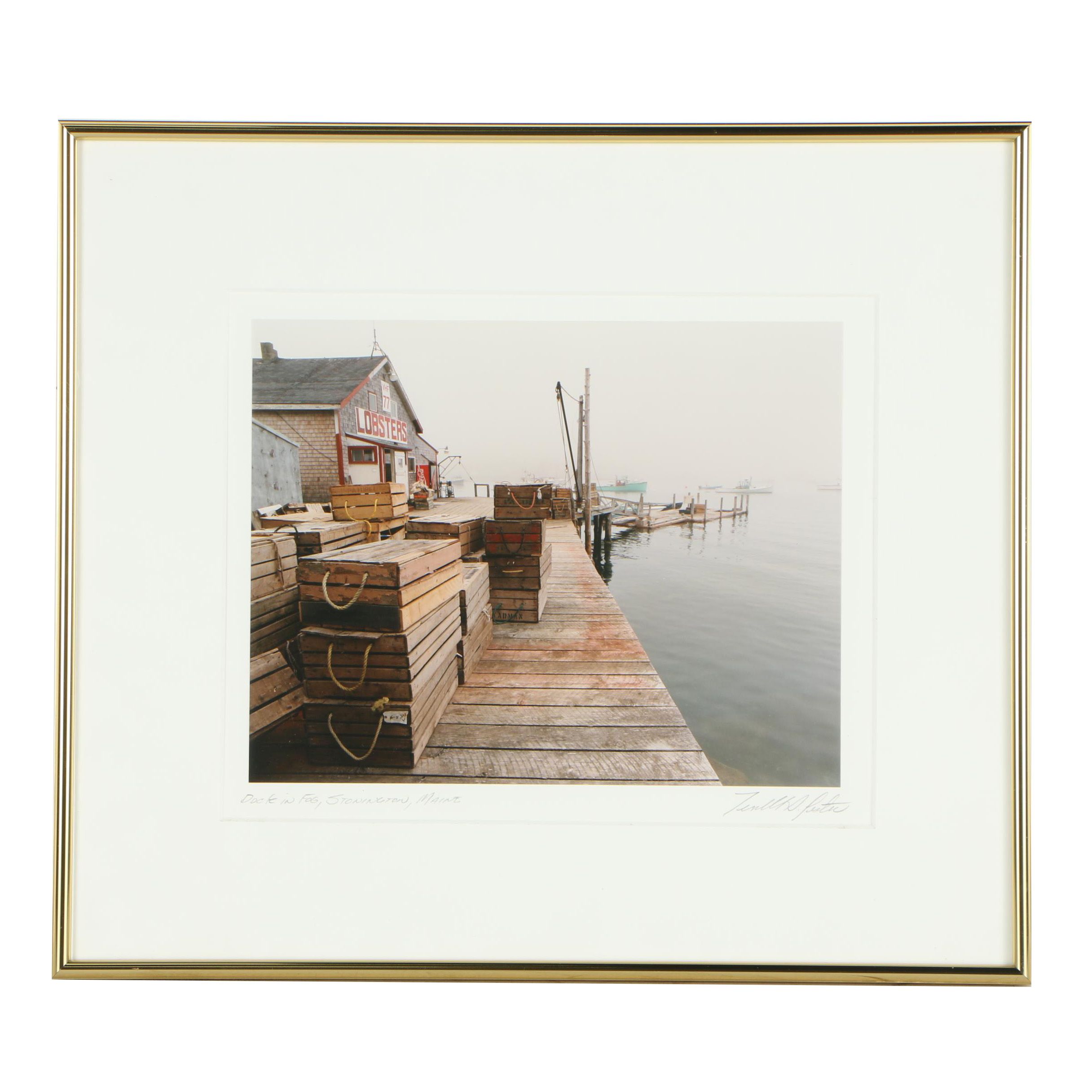 Terrell S. Lester Photograph "Dock in Fog"