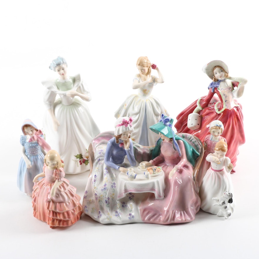 Royal Doulton Porcelain Figurines Featuring "Tinkle Bell"