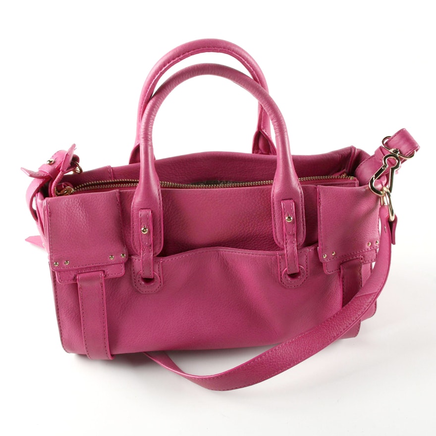 Vince Camuto Pink Leather Satchel