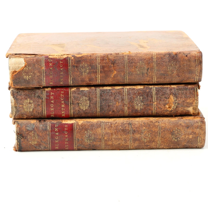 1817 "Elegant Extracts... From the Most Eminent Poets" Volumes
