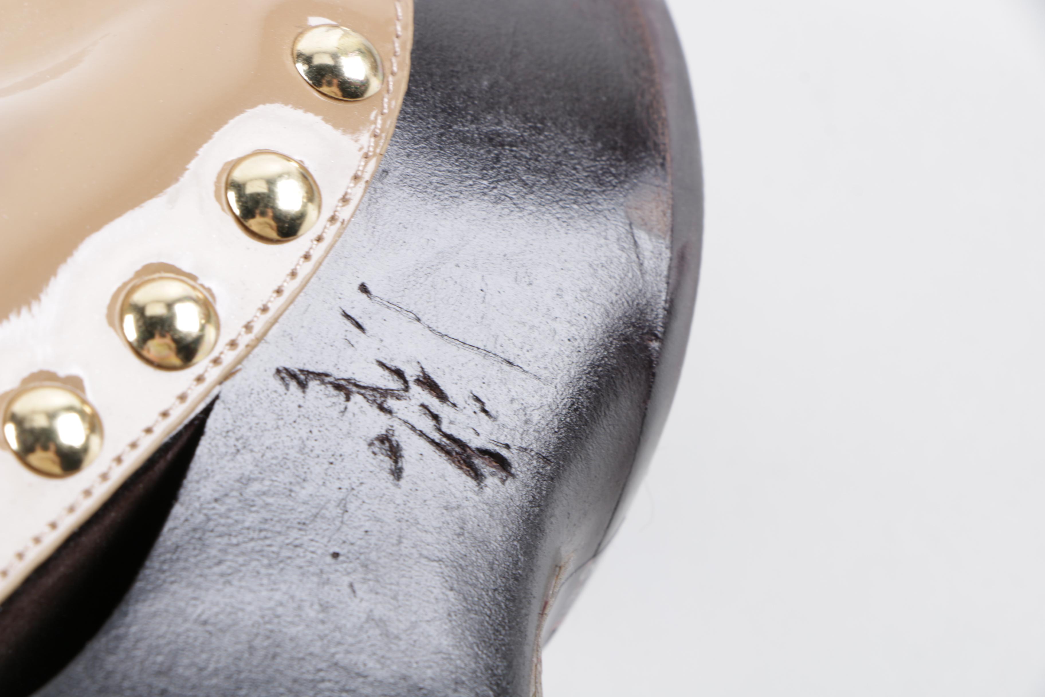 MICHAEL Michael Kors Leather Slingback Wedges