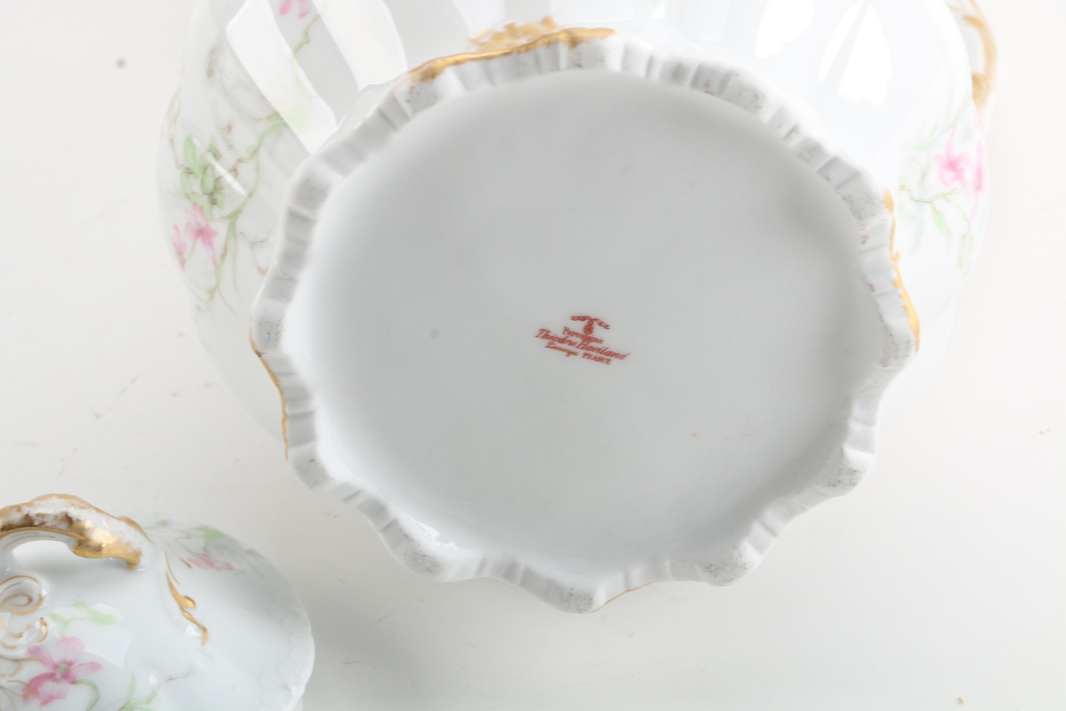 Antique Theodore Haviland Limoges Chocolate Service
