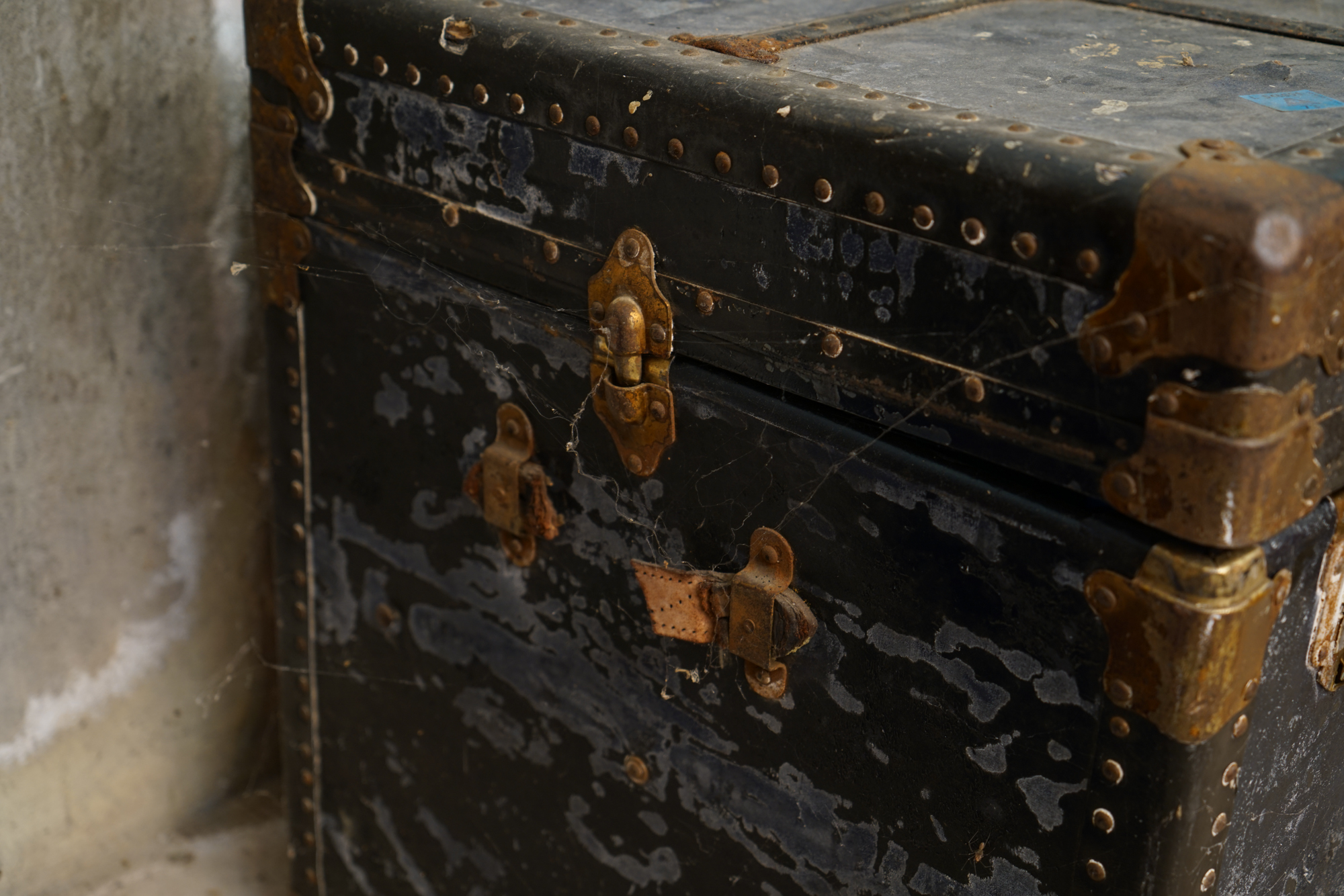 Vintage L. Bamberger & Co. "Neverbreak" Steamer Trunk