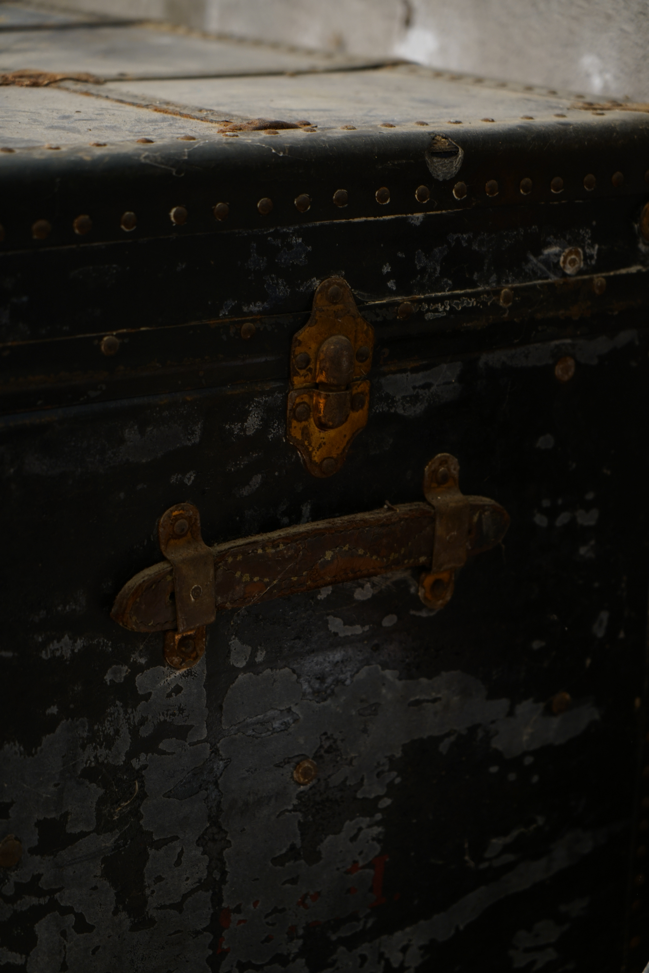 Vintage L. Bamberger & Co. "Neverbreak" Steamer Trunk