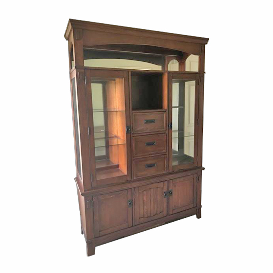 Ashley Furniture Lighted Display Cabinet