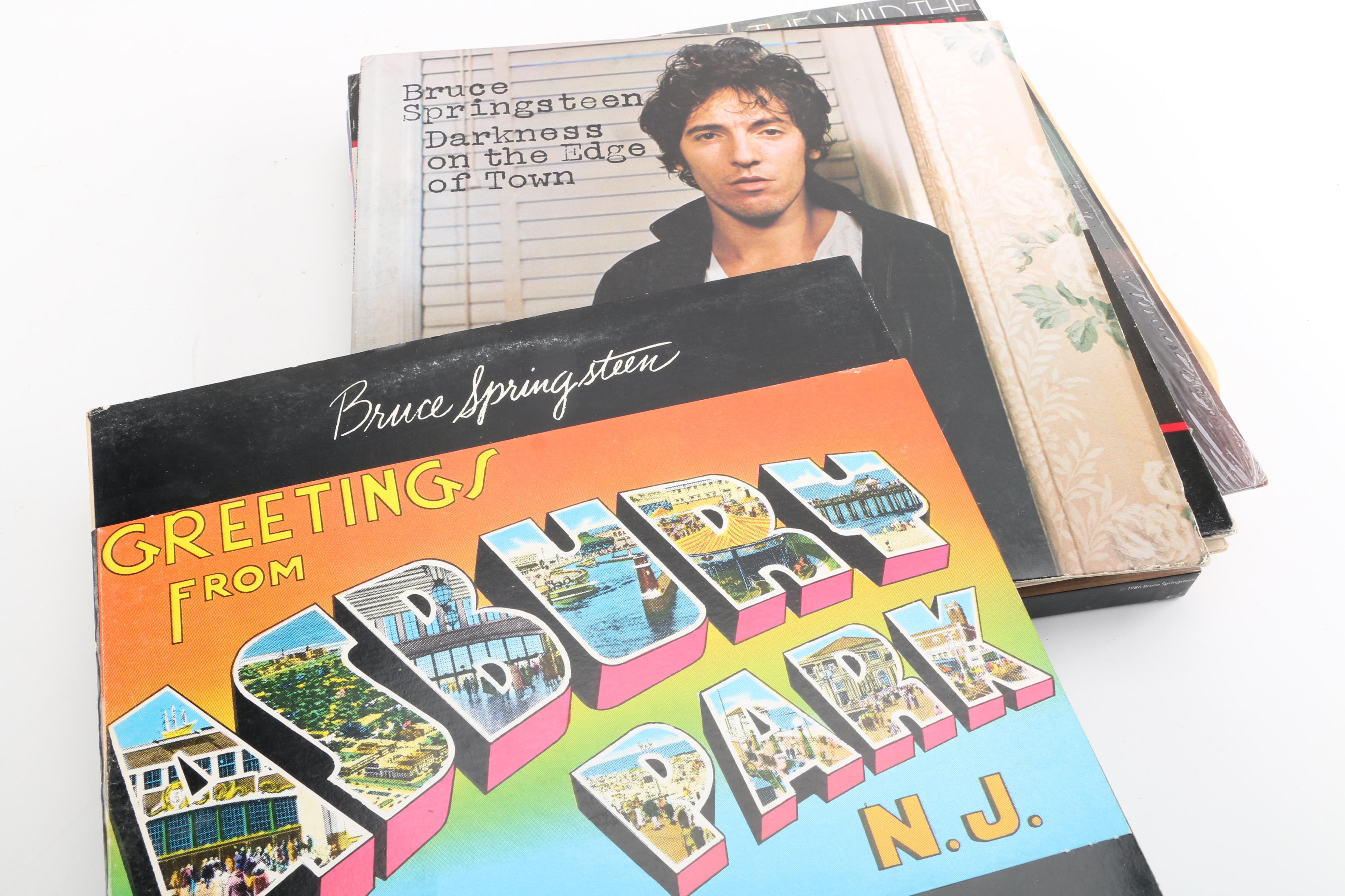 Bruce Springsteen Records Including Live 1975-85 Boxed Set