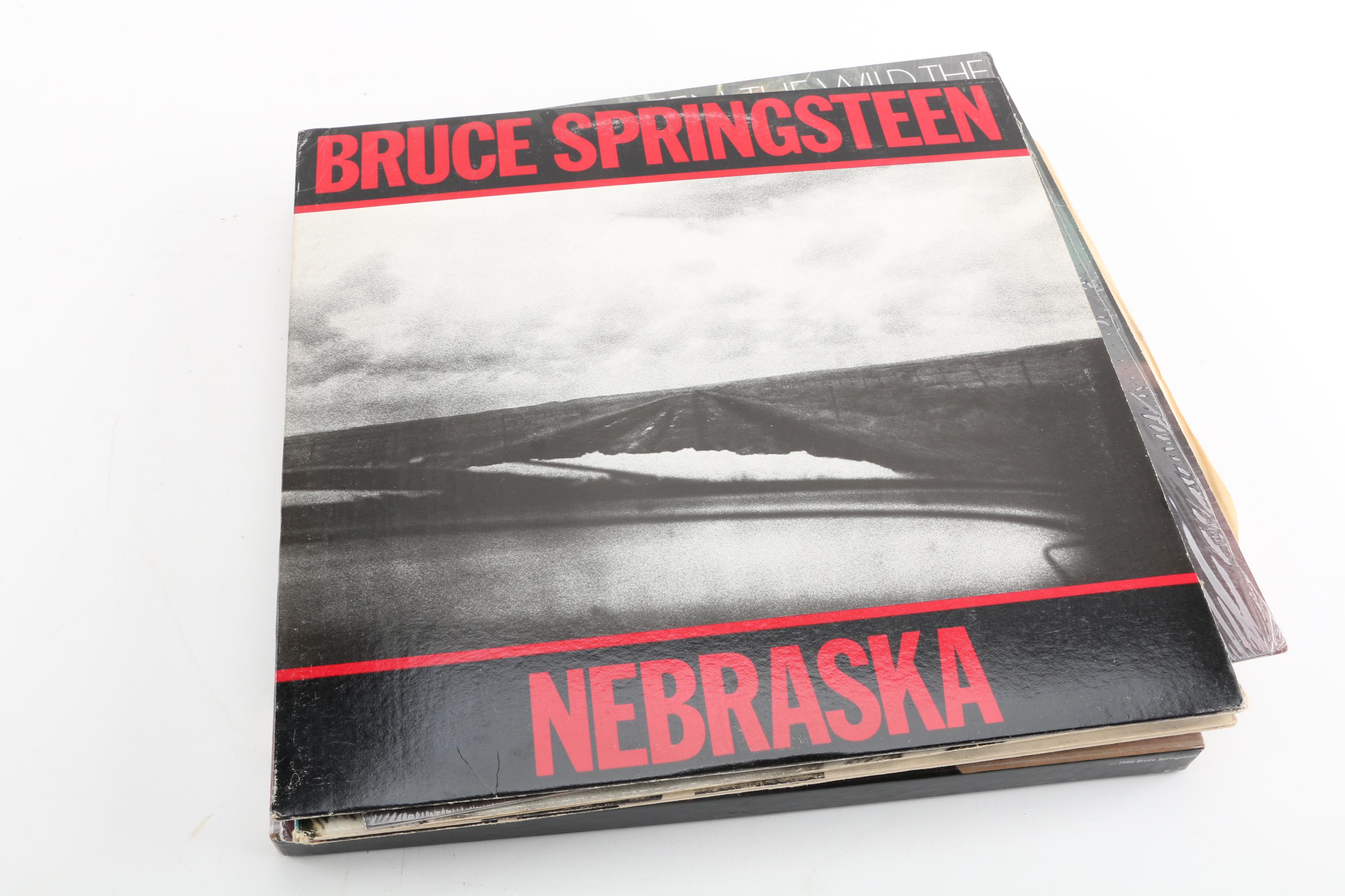 Bruce Springsteen Records Including Live 1975-85 Boxed Set