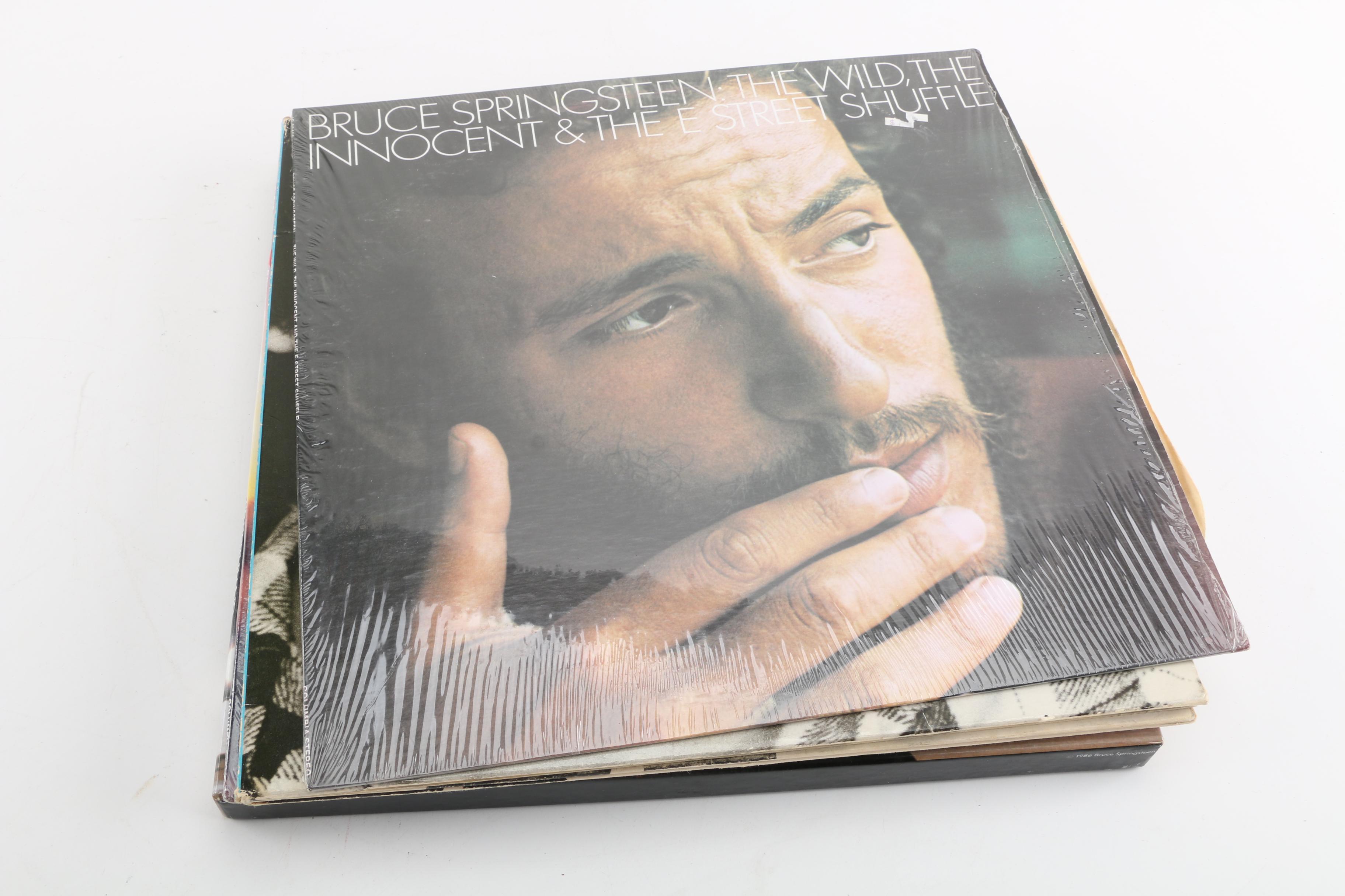 Bruce Springsteen Records Including Live 1975-85 Boxed Set