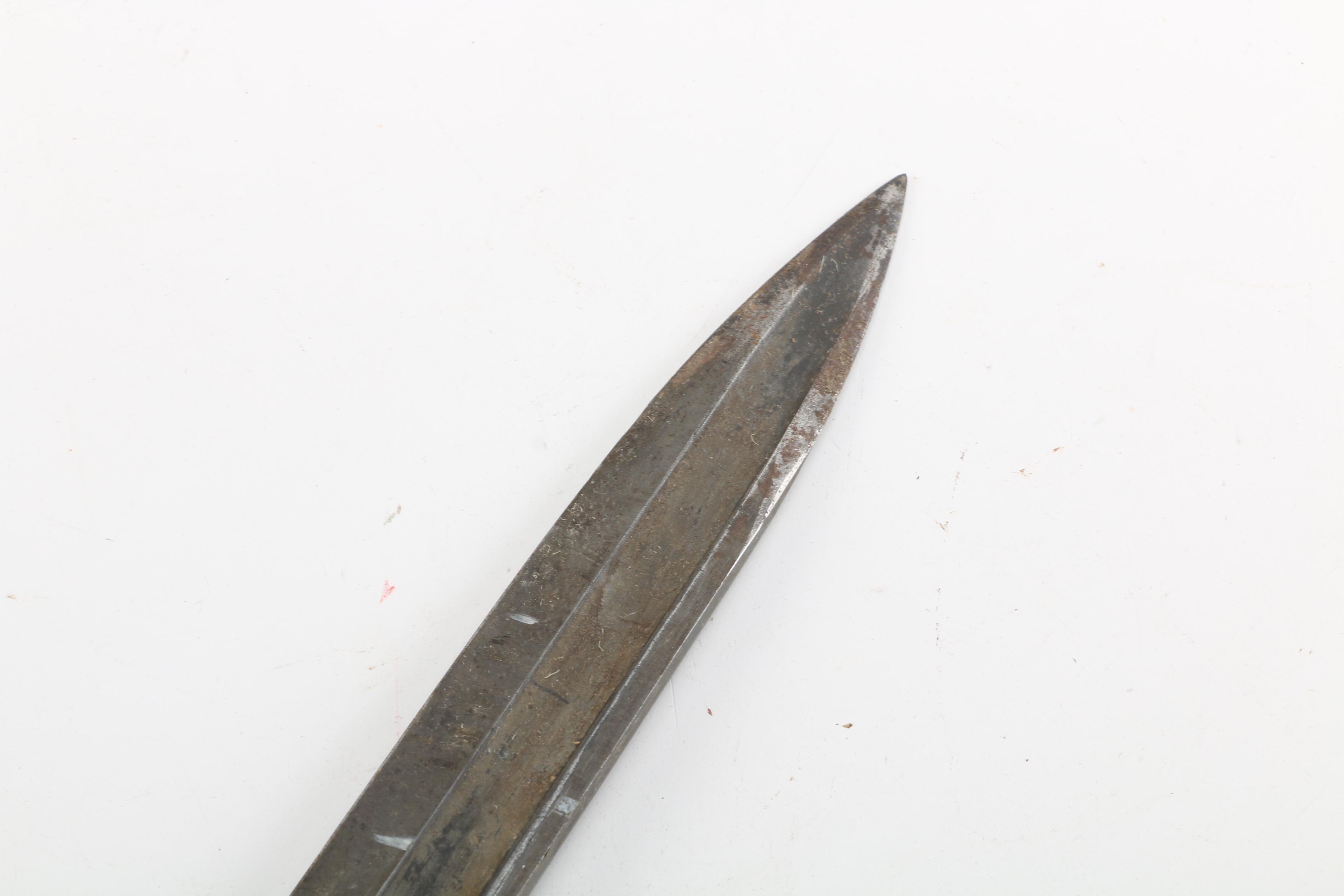 WWII US Army M1 Garand Bayonet with "Spear Cut"