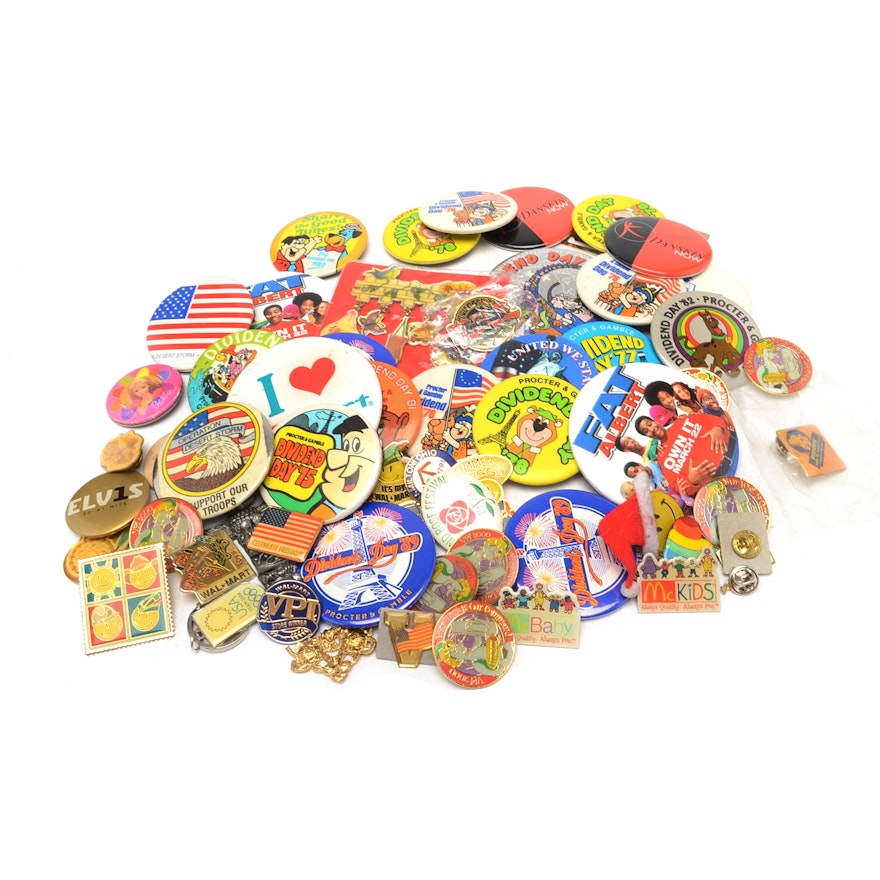 Miscellaneous Collection of Pinbacks