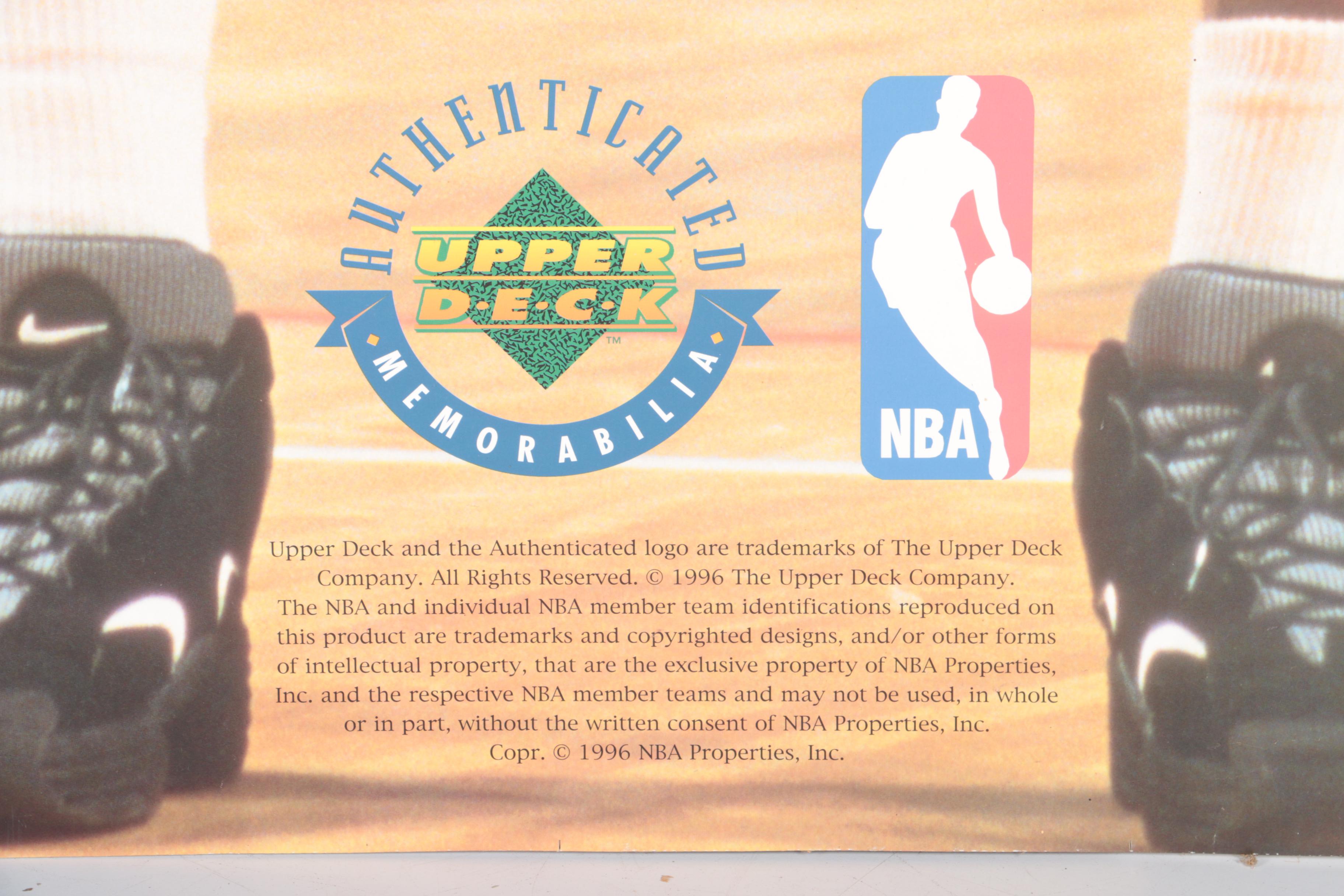 1996 Upper Deck Michael Jordan Cardboard Cut-Out