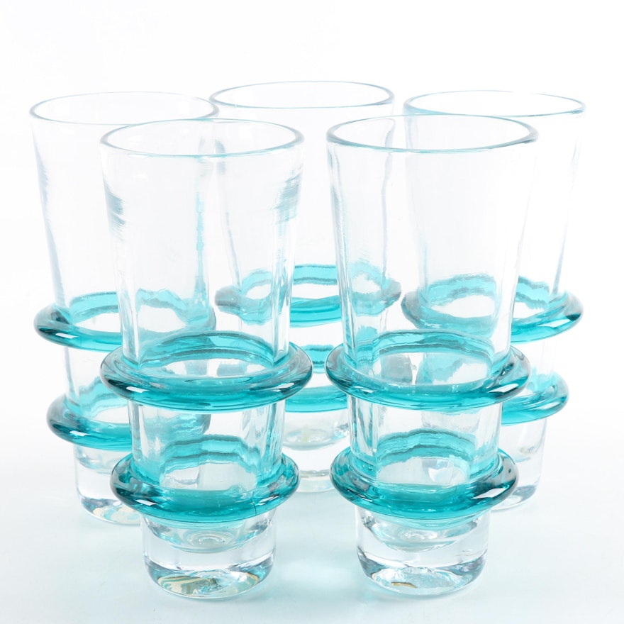 Blenko "Double Ring" Glasses