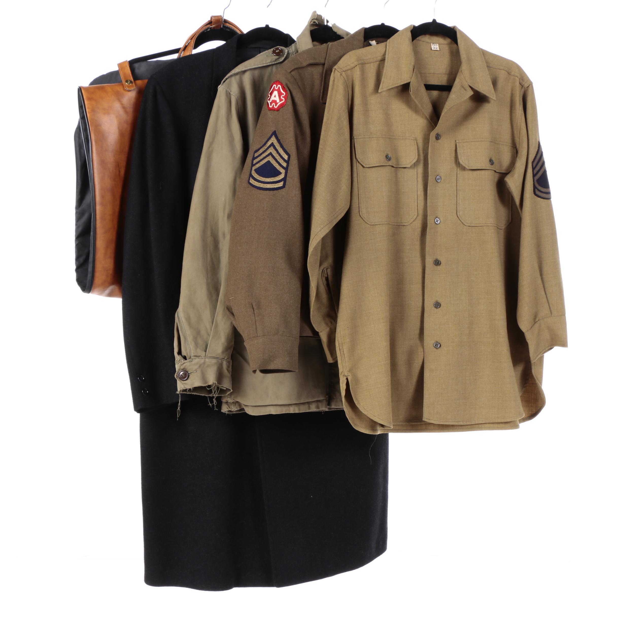World War II Uniforms of 132nd Ordinance Company, Technical Sgt Earl Schmalz