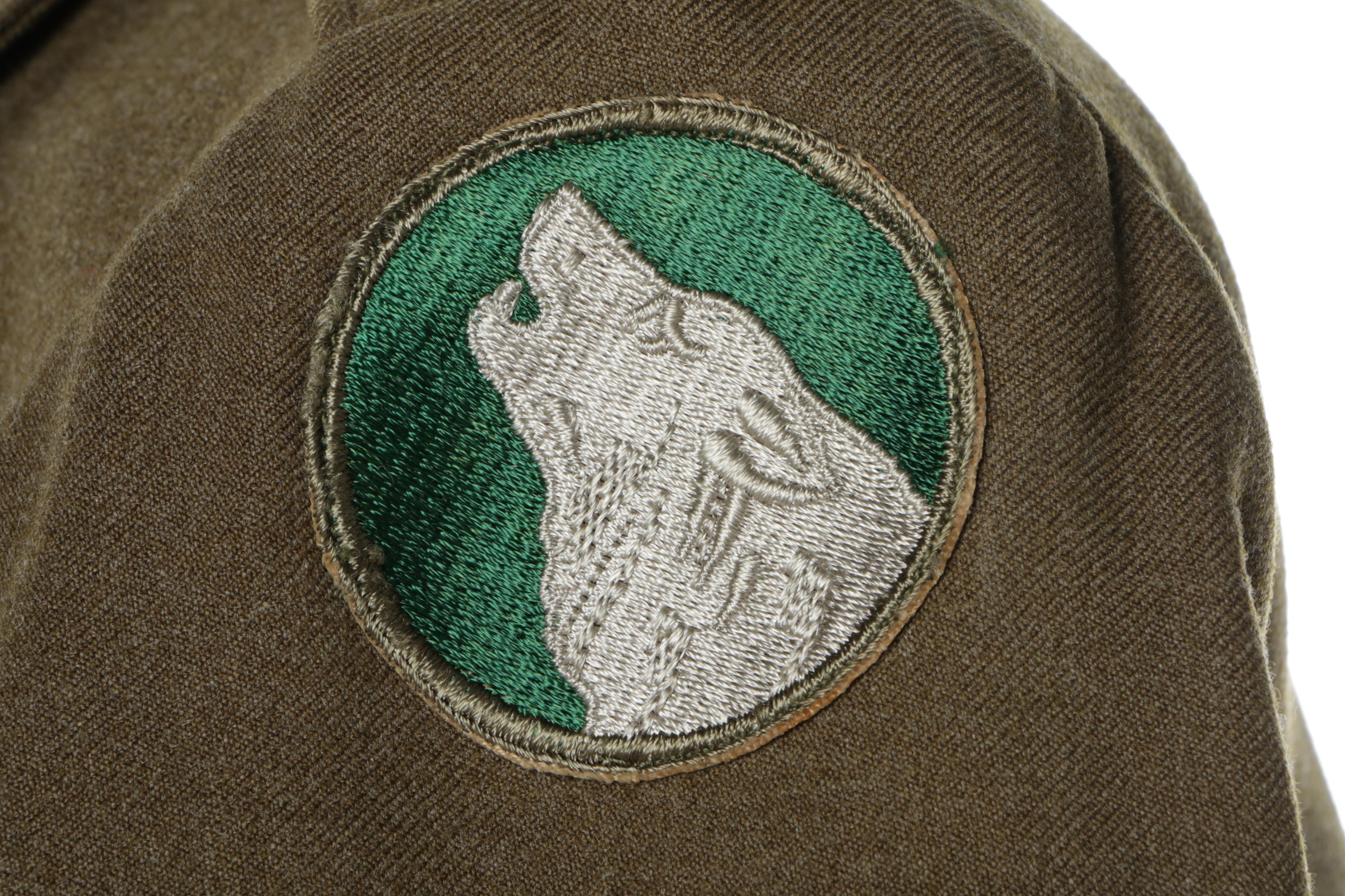 World War II Uniforms of 132nd Ordinance Company, Technical Sgt Earl Schmalz