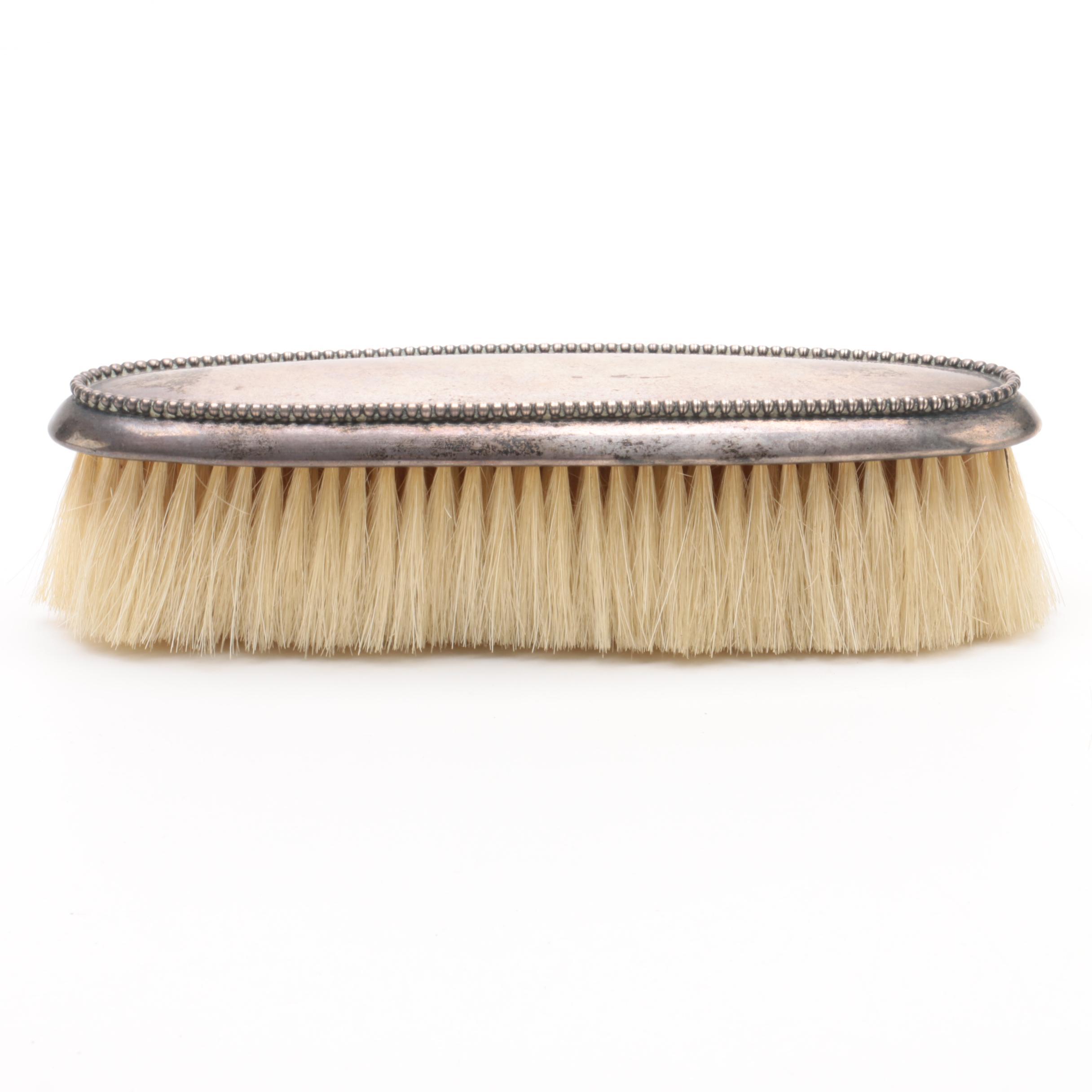Sterling Silver Handled Clothes Brush