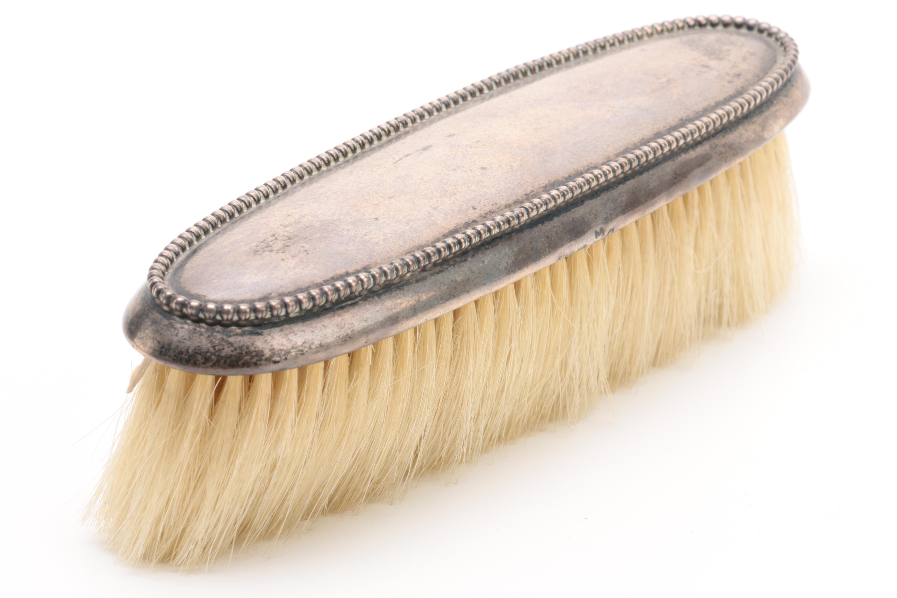 Sterling Silver Handled Clothes Brush