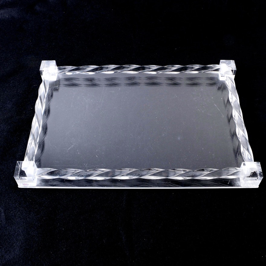 Vintage Lucite Vanity Tray