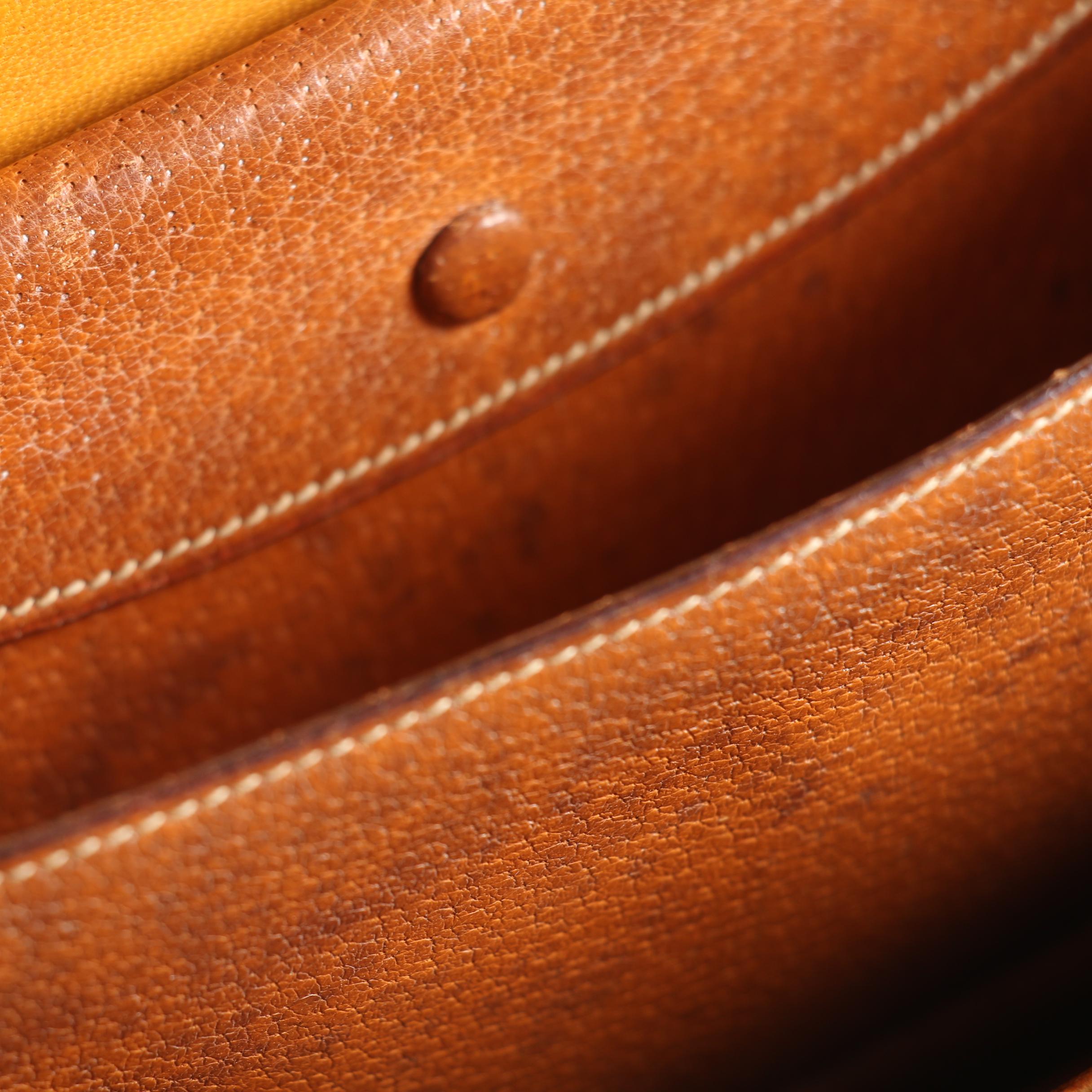 Circa 1960s Vintage Hermès of Paris Piano Top Handle Bag