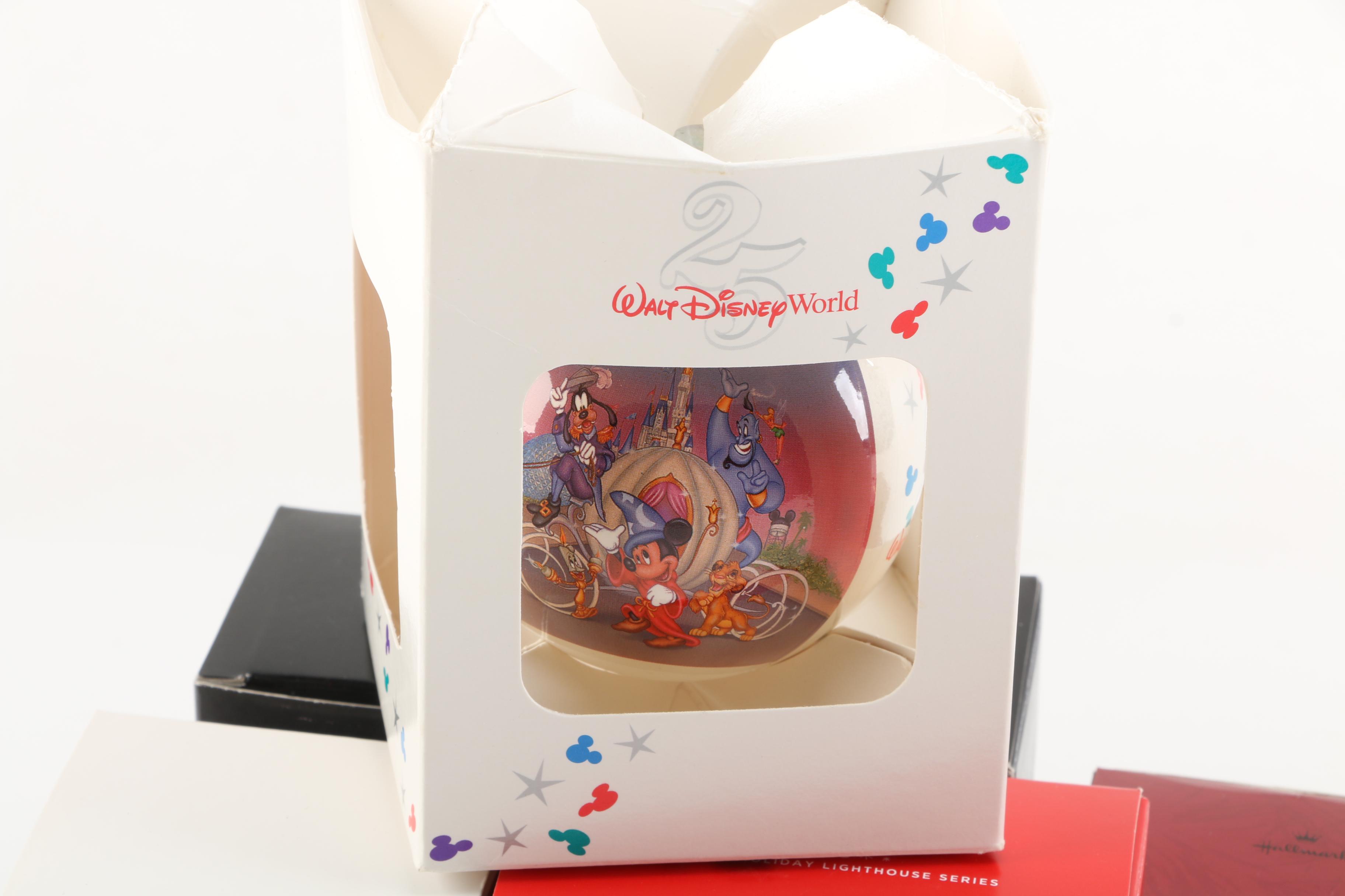Christmas Ornaments Including Disney and Hallmark Keepsake