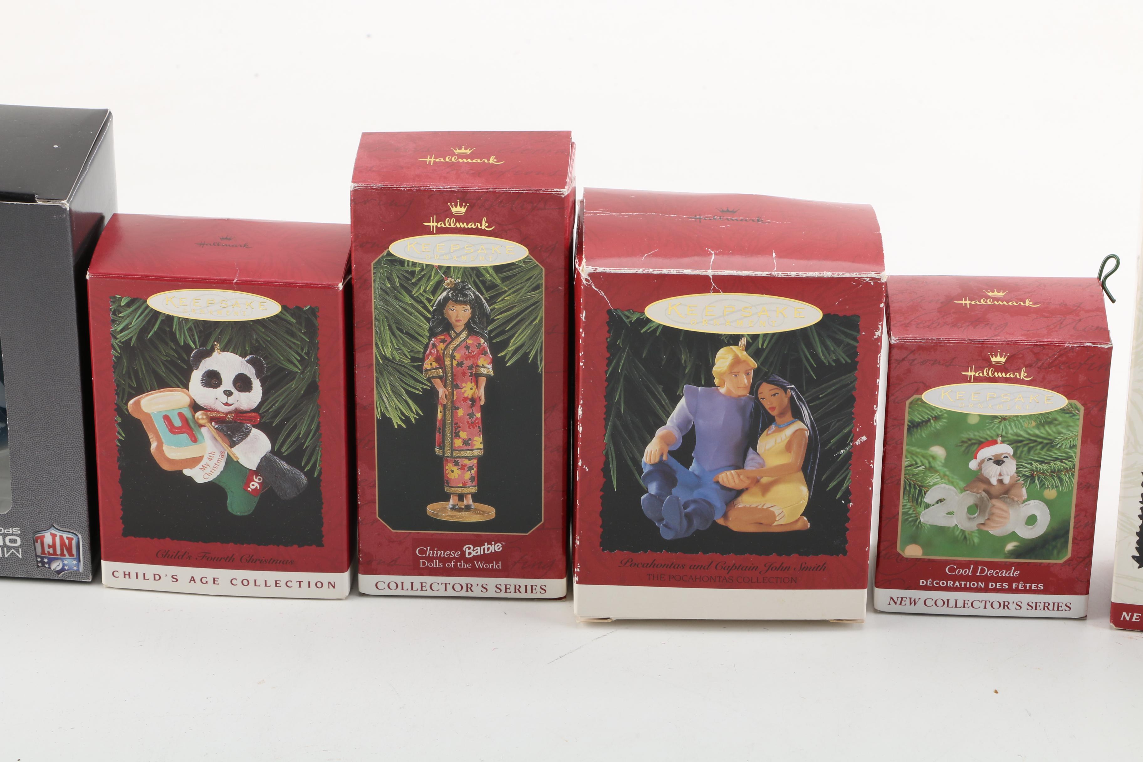 Christmas Ornaments Including Disney and Hallmark Keepsake