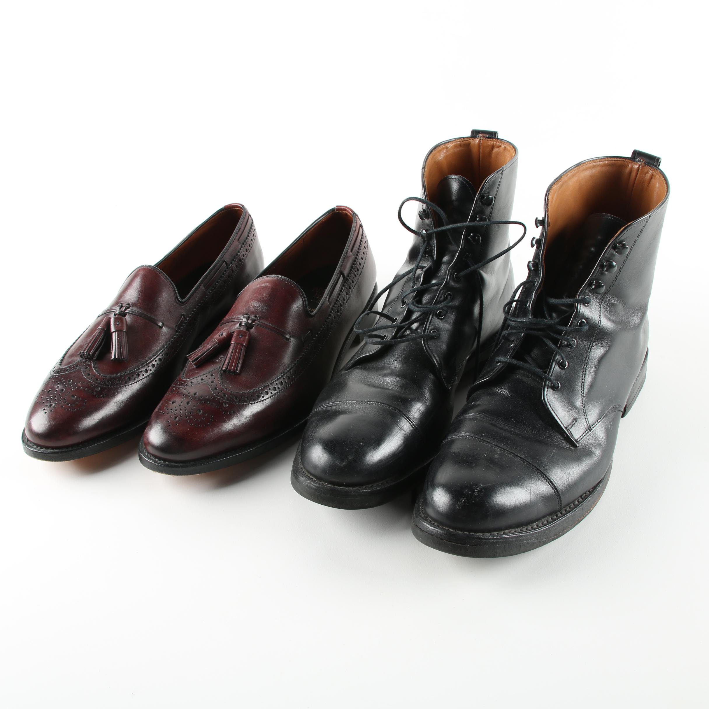 Men's Allen Edmonds Manchester Leather Loafers and Andover Leather Boots