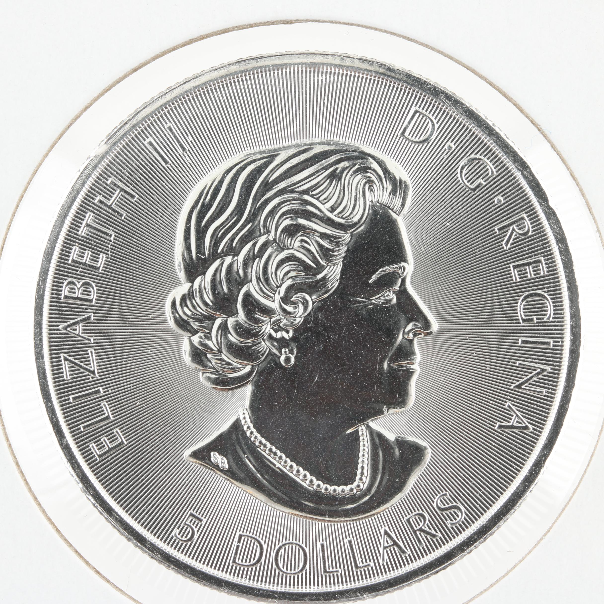 2017 Canadian 150th Anniversary Commemorative $5 Maple Leaf