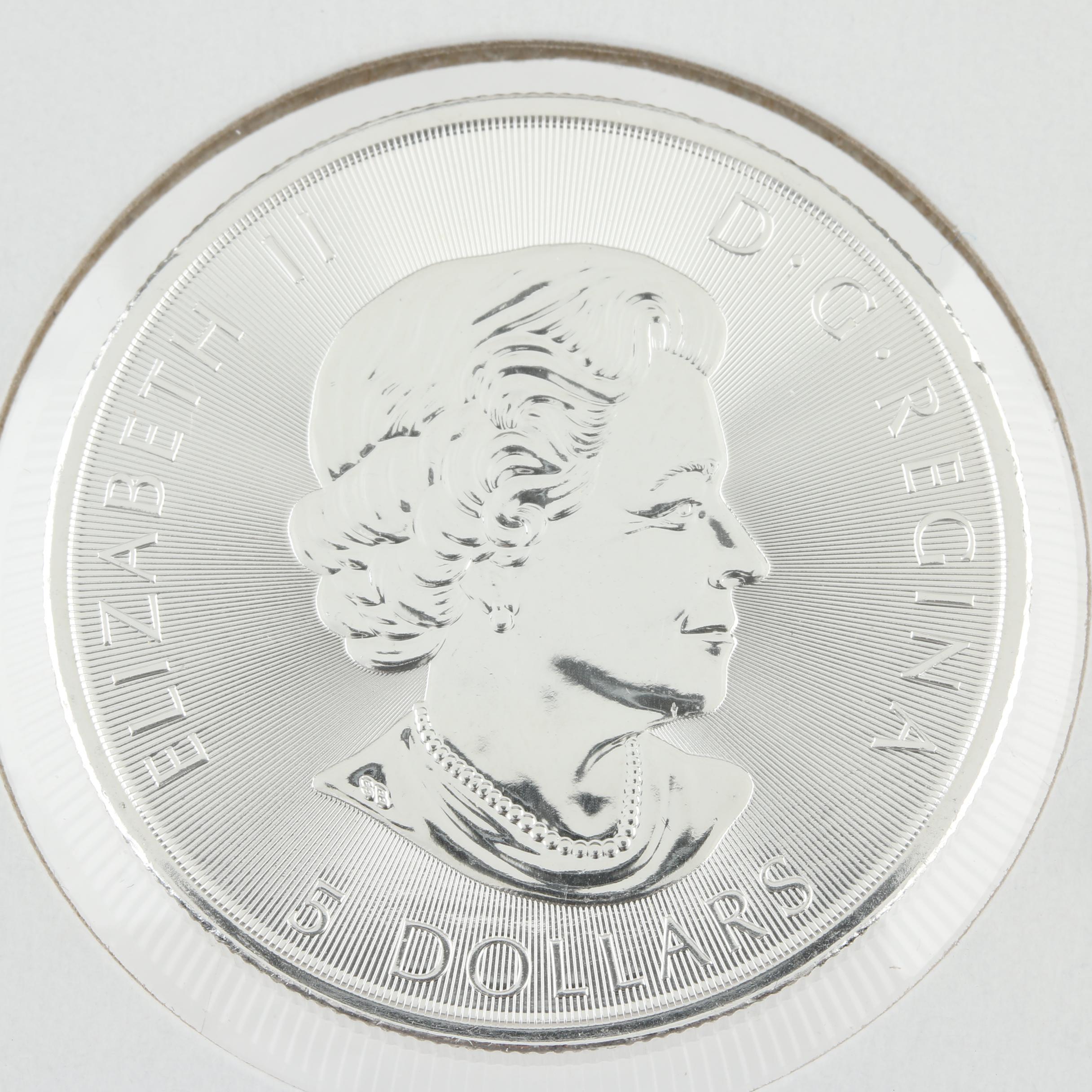 2017 Canadian 150th Anniversary Commemorative $5 Maple Leaf