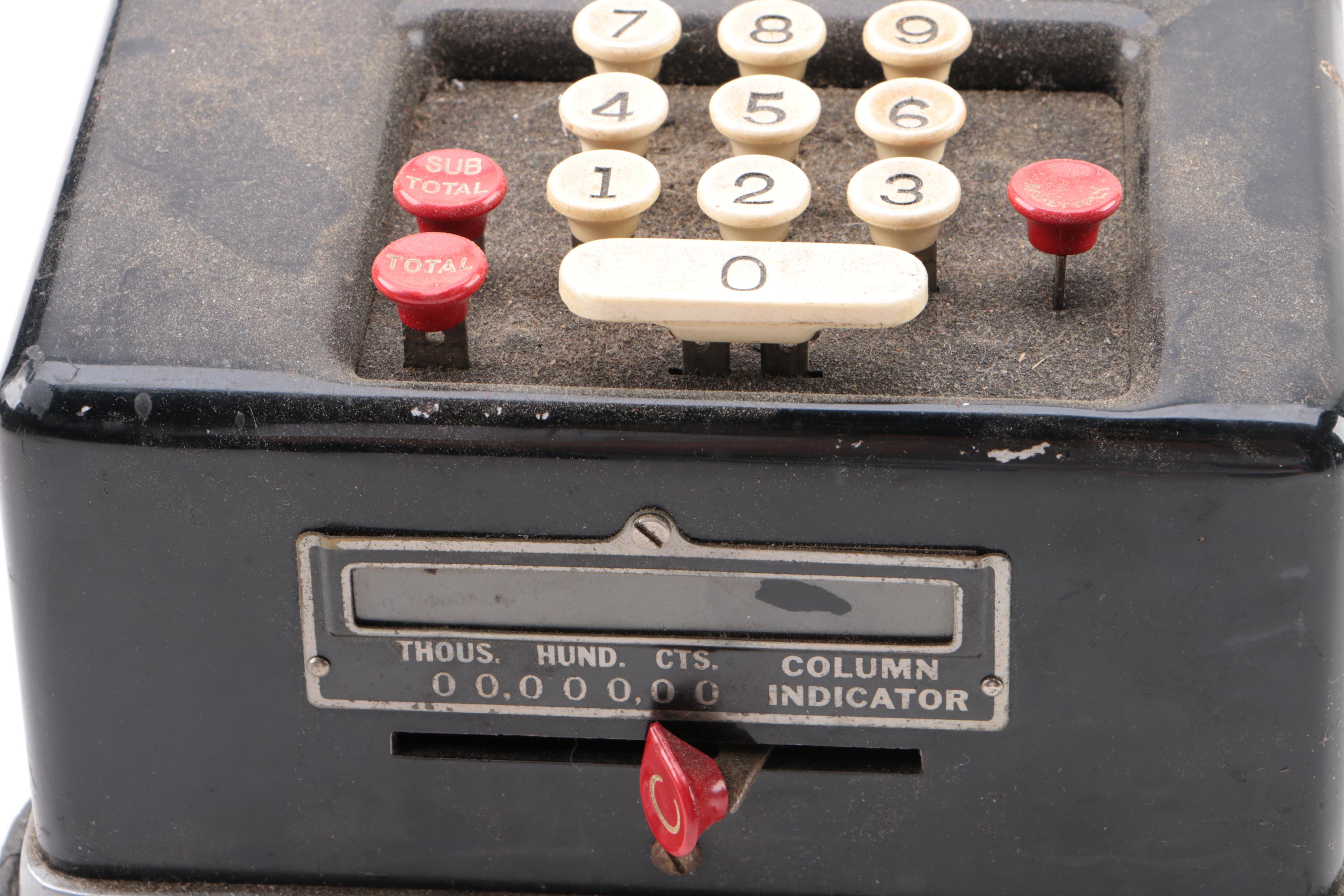 Hedman Check Protector and Remington Rand Adding Machine