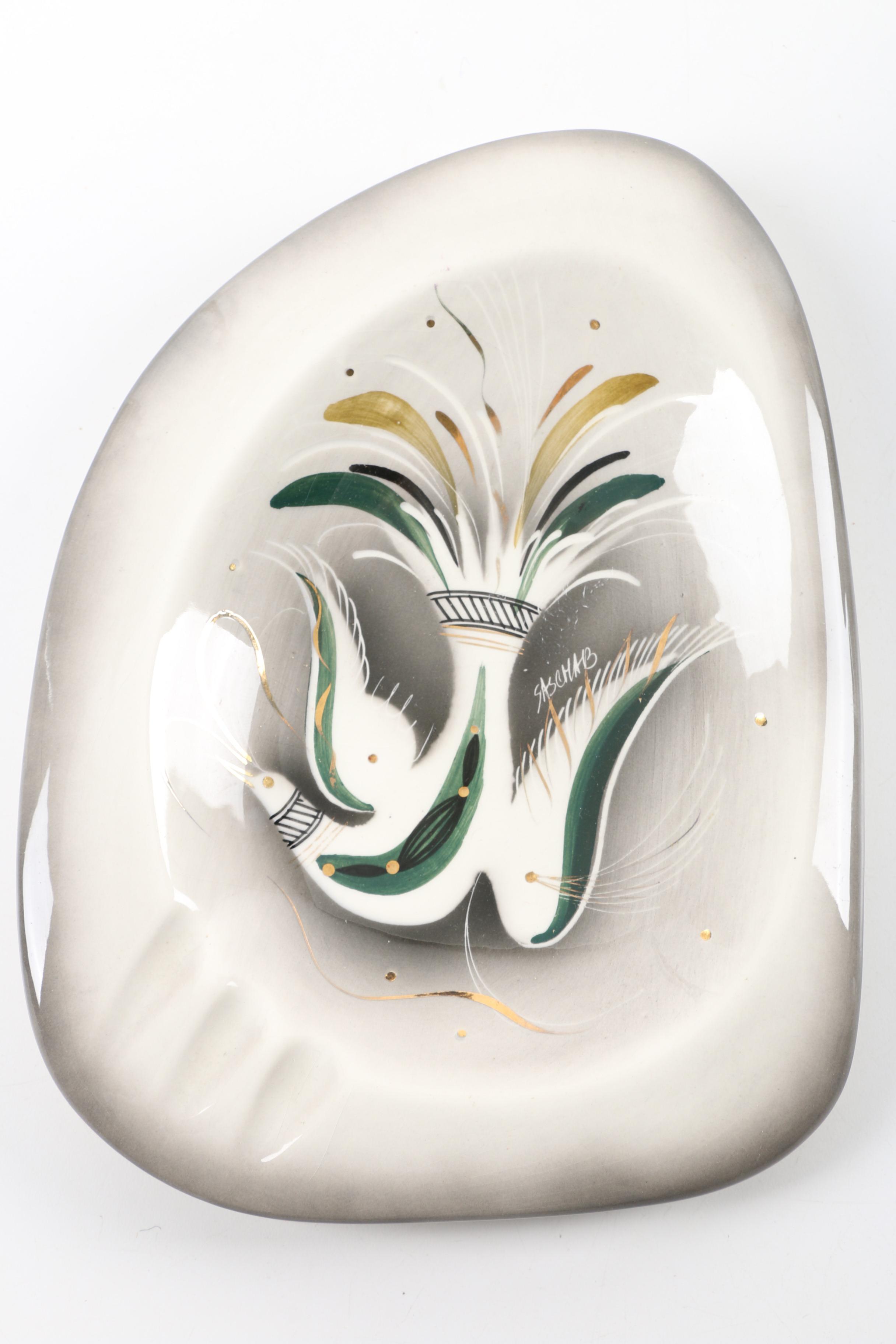 Mid Century Modern Sascha Brastoff Ceramic Dishes