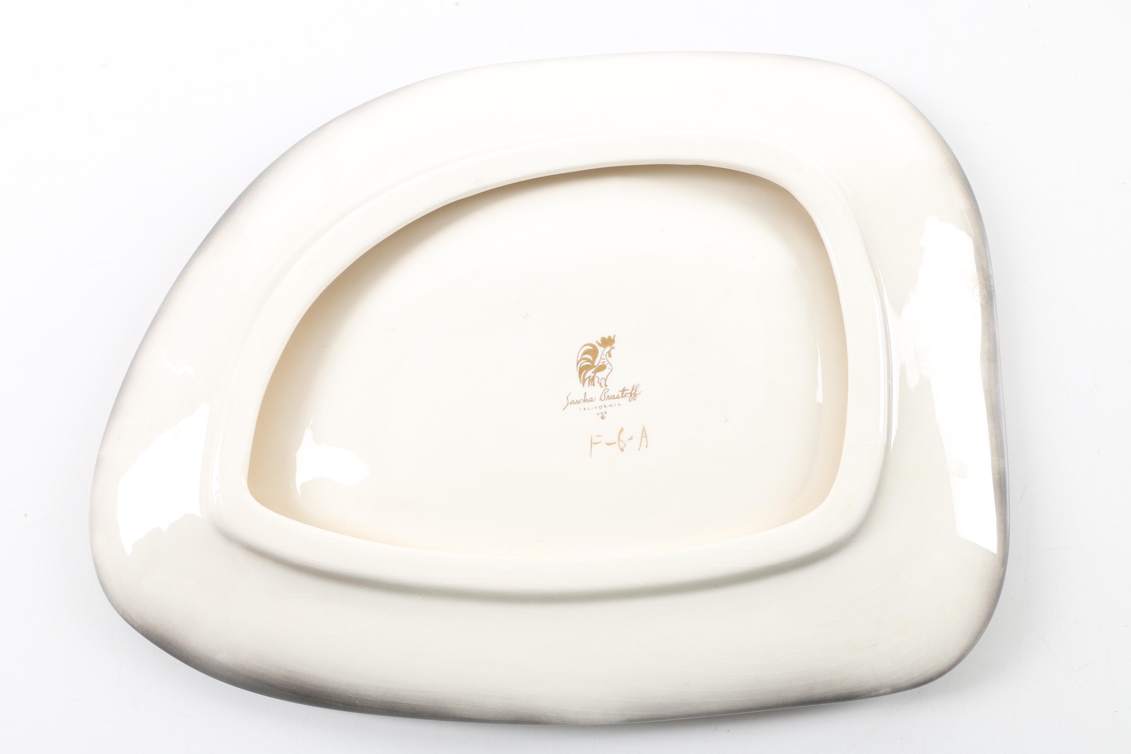 Mid Century Modern Sascha Brastoff Ceramic Dishes